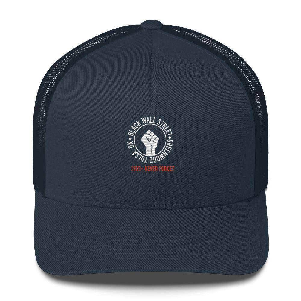 Never Forget Black Wall Street Trucker Cap - InvestmenTees