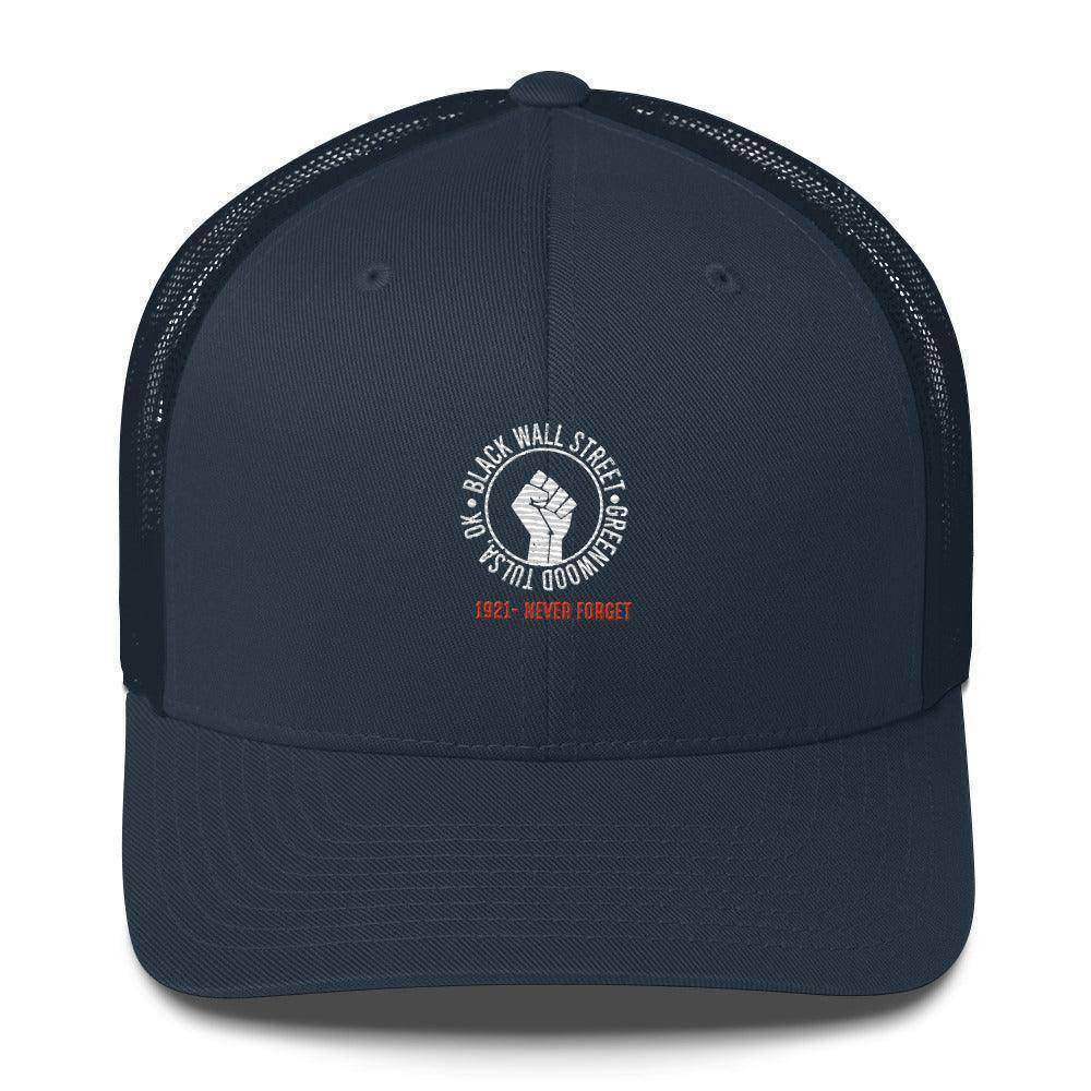 Never Forget Black Wall Street Trucker Cap - InvestmenTees