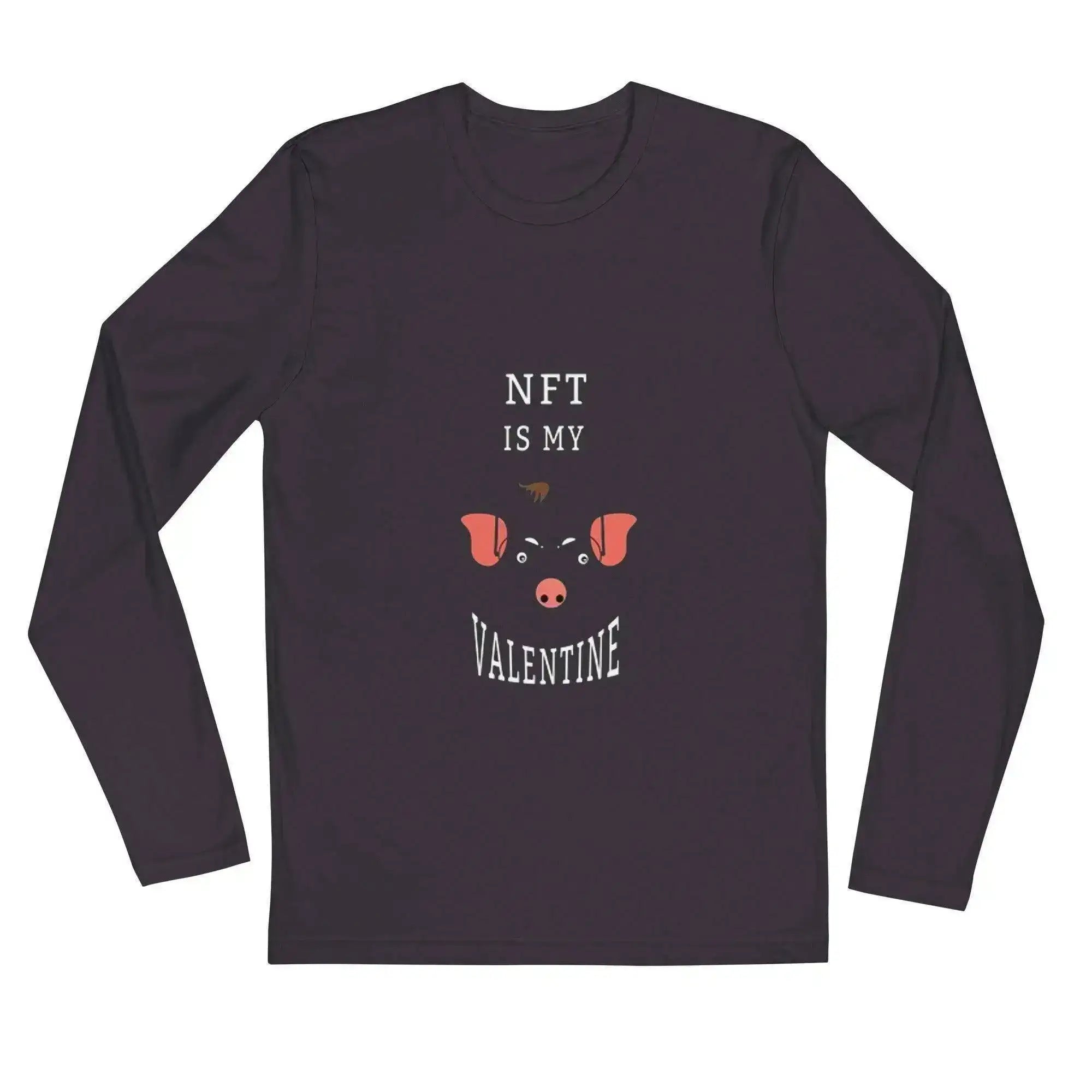 NFT is My Valentine Long Sleeve T-Shirt - InvestmenTees