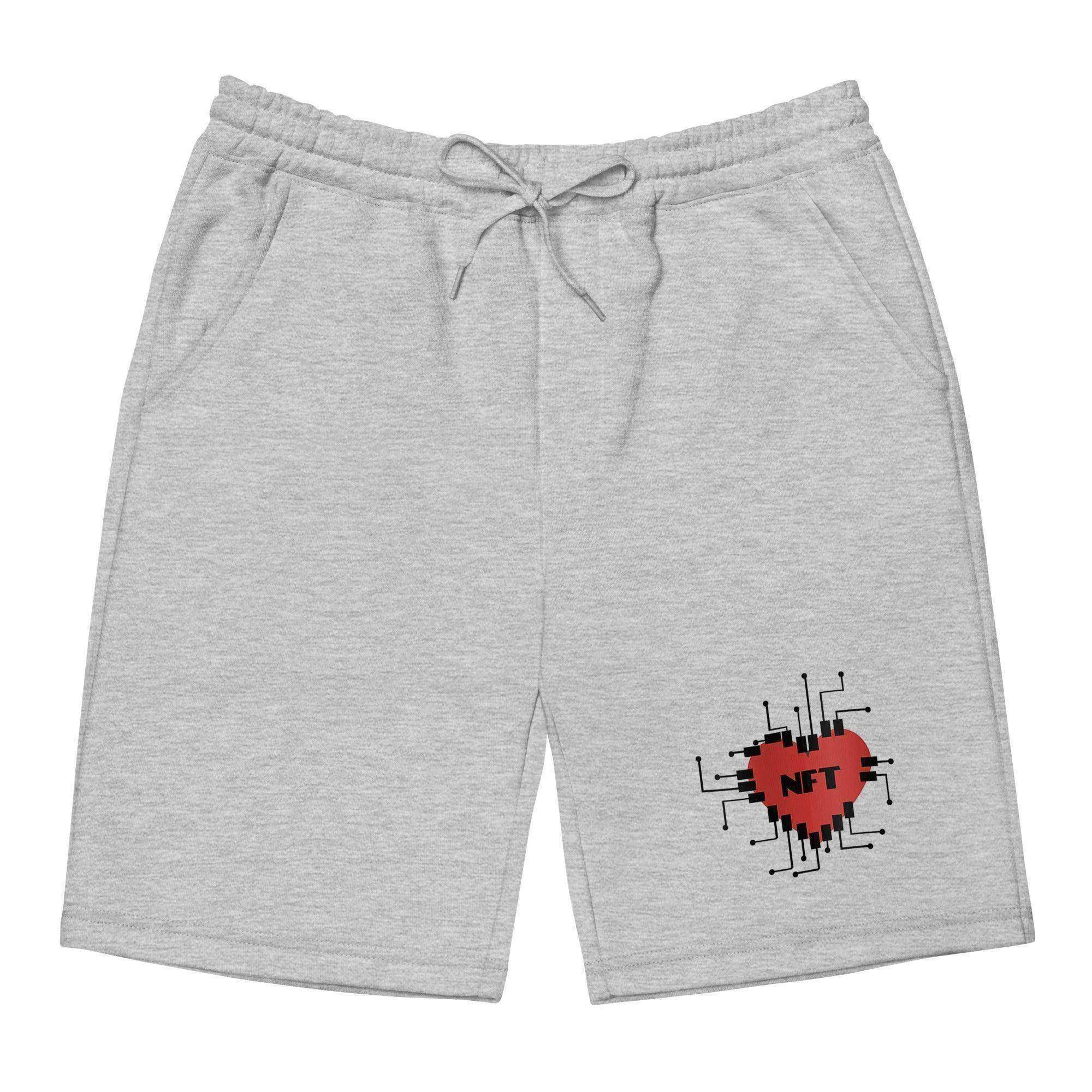 NFT | Blockchain Love Fleece Shorts - InvestmenTees