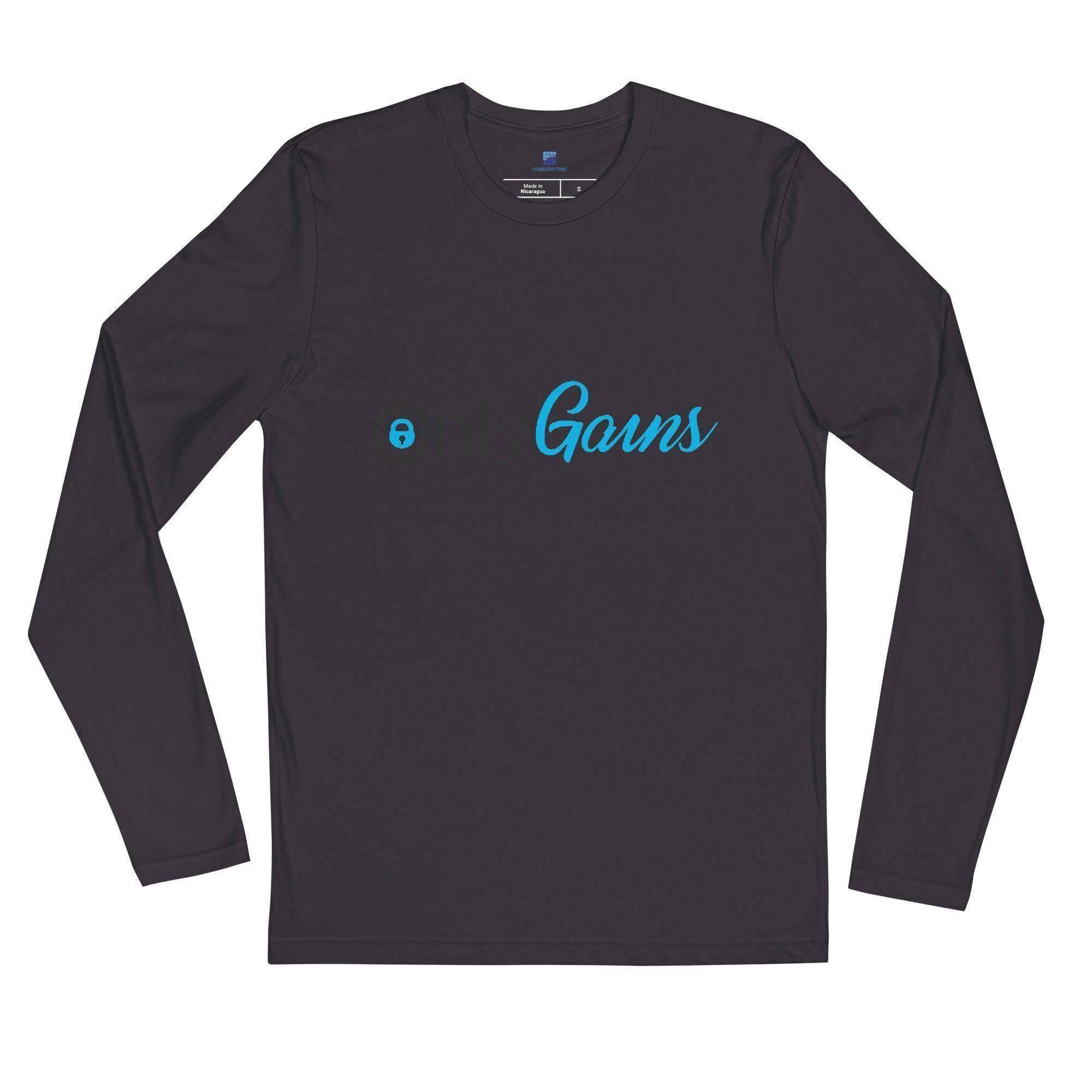 Only Gains Long Sleeve T-Shirt - InvestmenTees