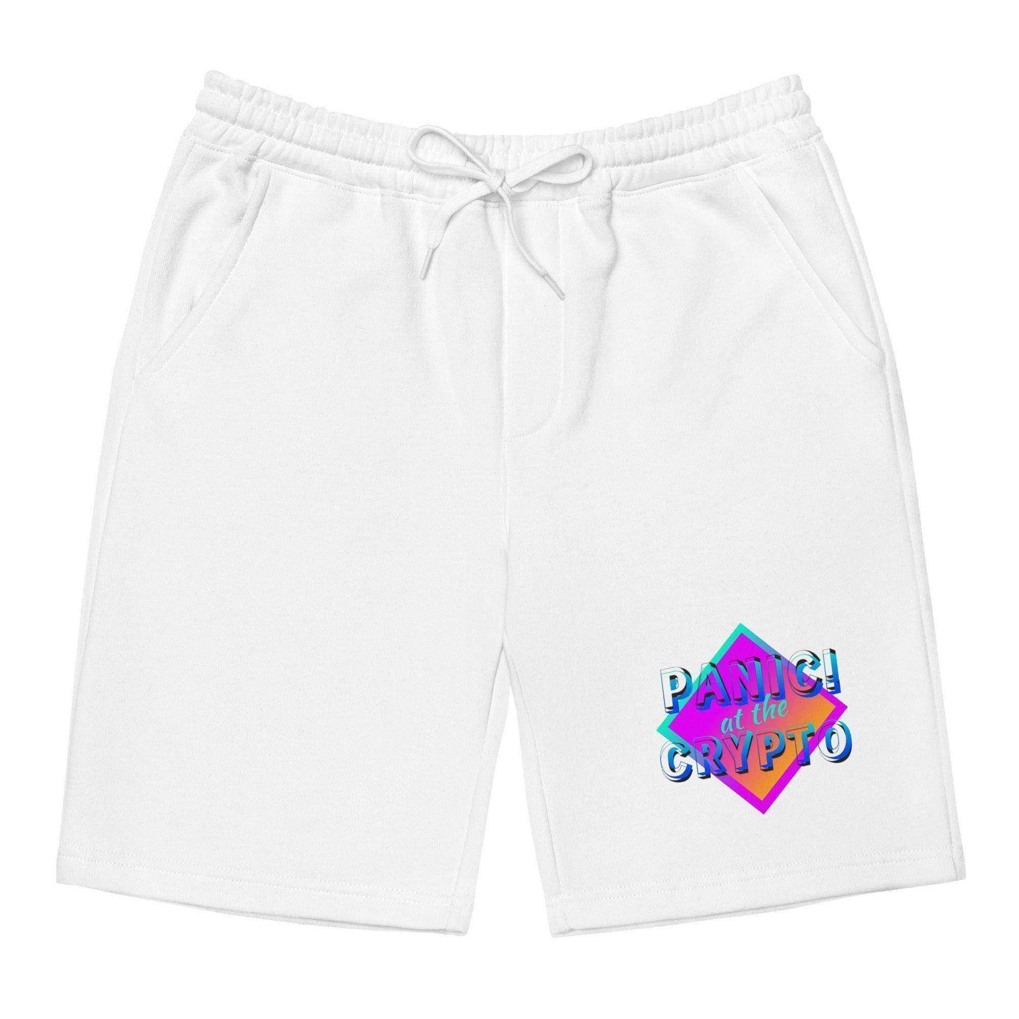 Panic At the Crypto Fleece Shorts - InvestmenTees