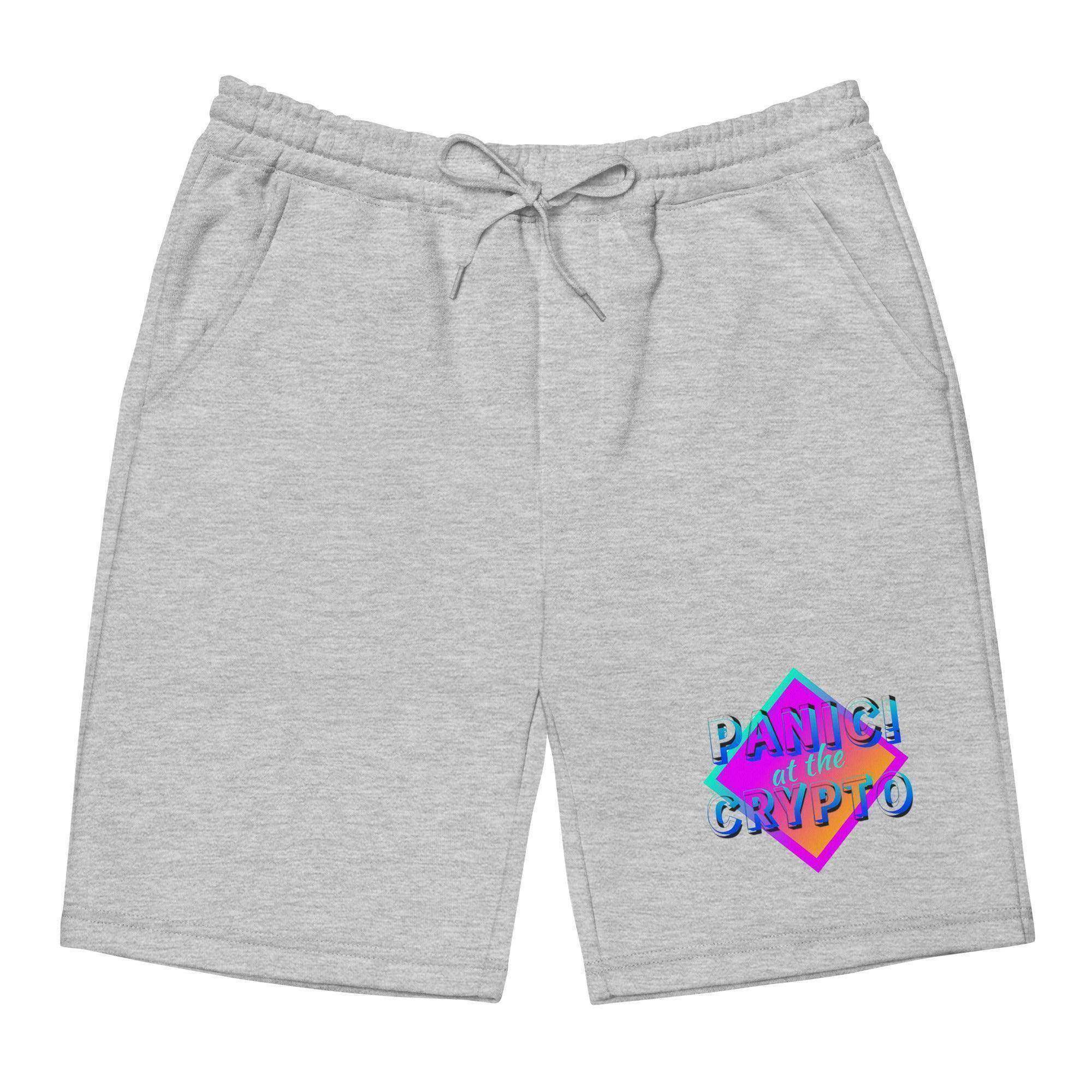 Panic At the Crypto Fleece Shorts - InvestmenTees