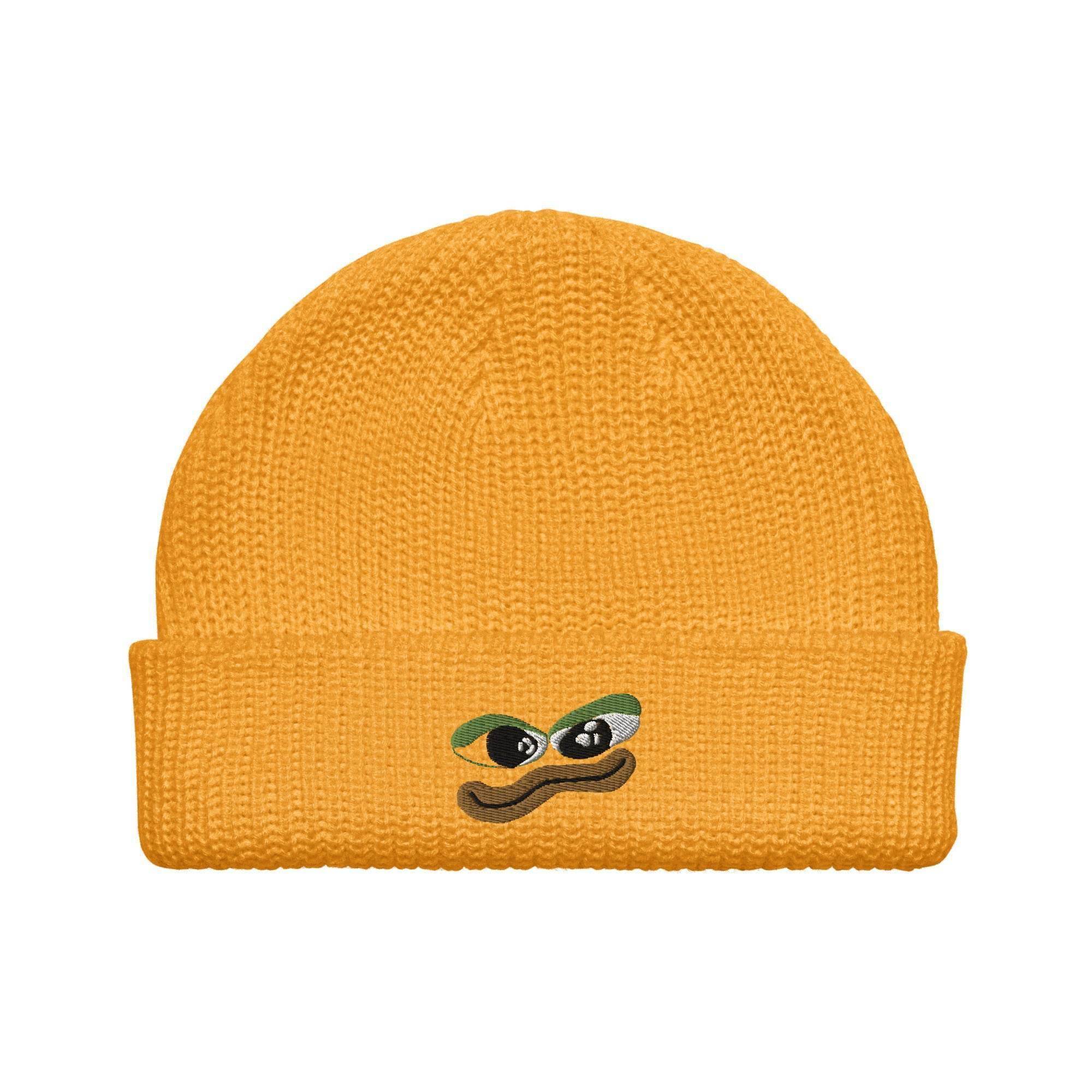 Pepe Crypto Coin Beanie - InvestmenTees