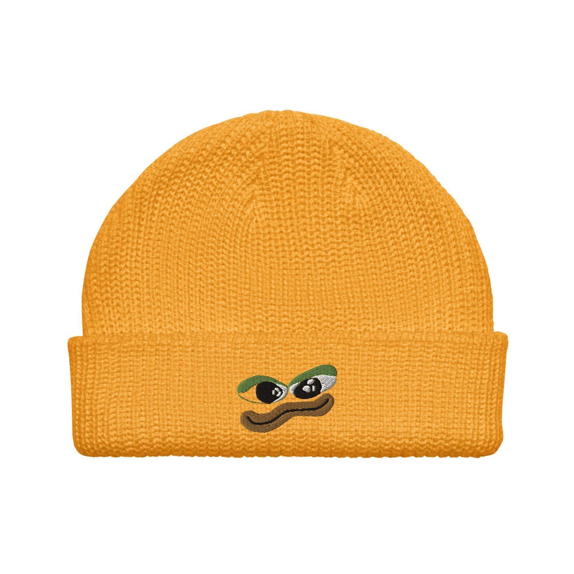 Pepe Crypto Coin Beanie - InvestmenTees