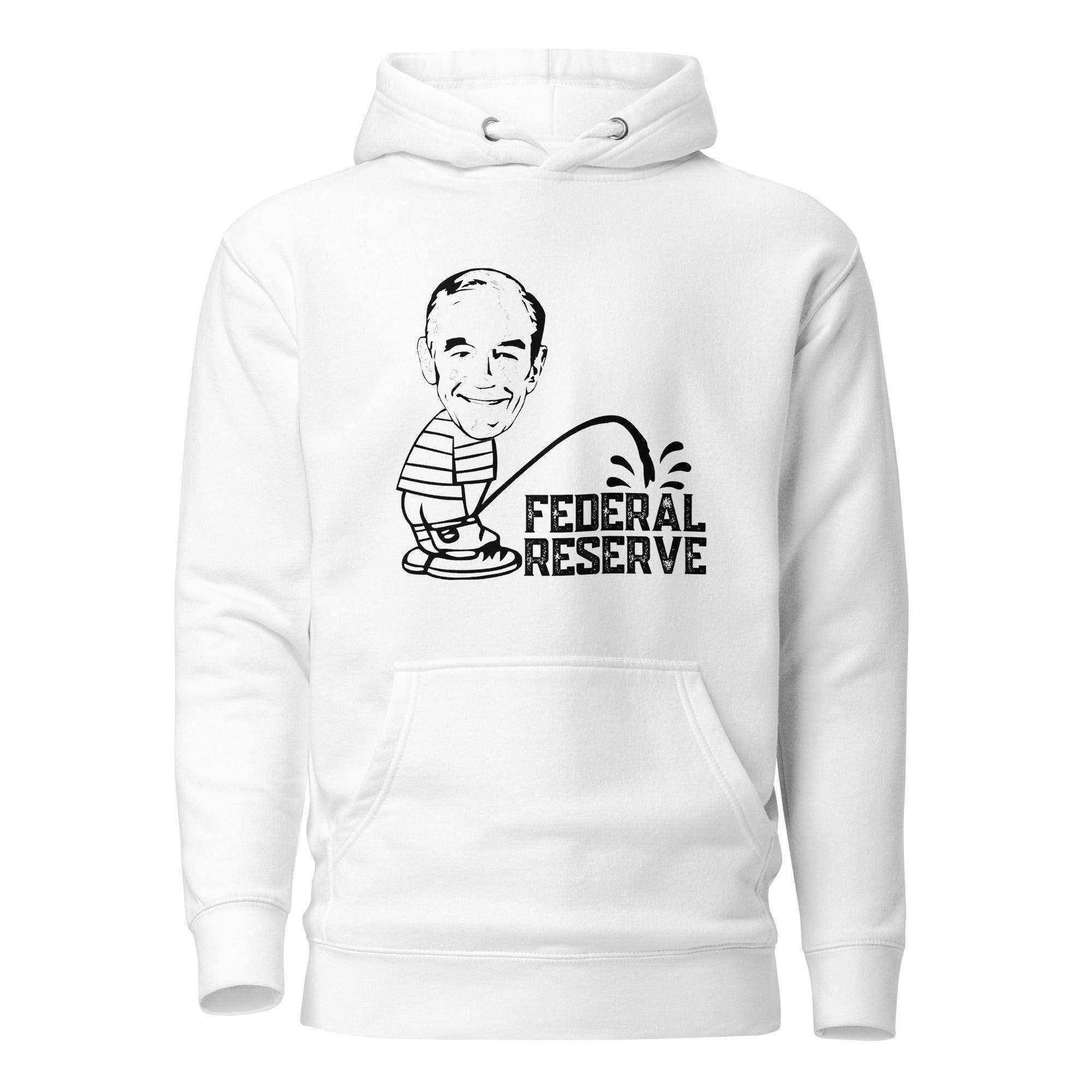 Pissing On Federal Reserve Pullover Hoodie - InvestmenTees