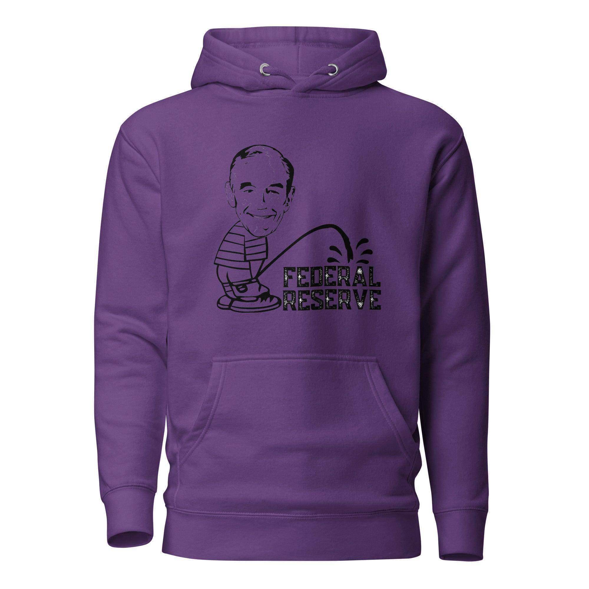 Pissing On Federal Reserve Pullover Hoodie - InvestmenTees