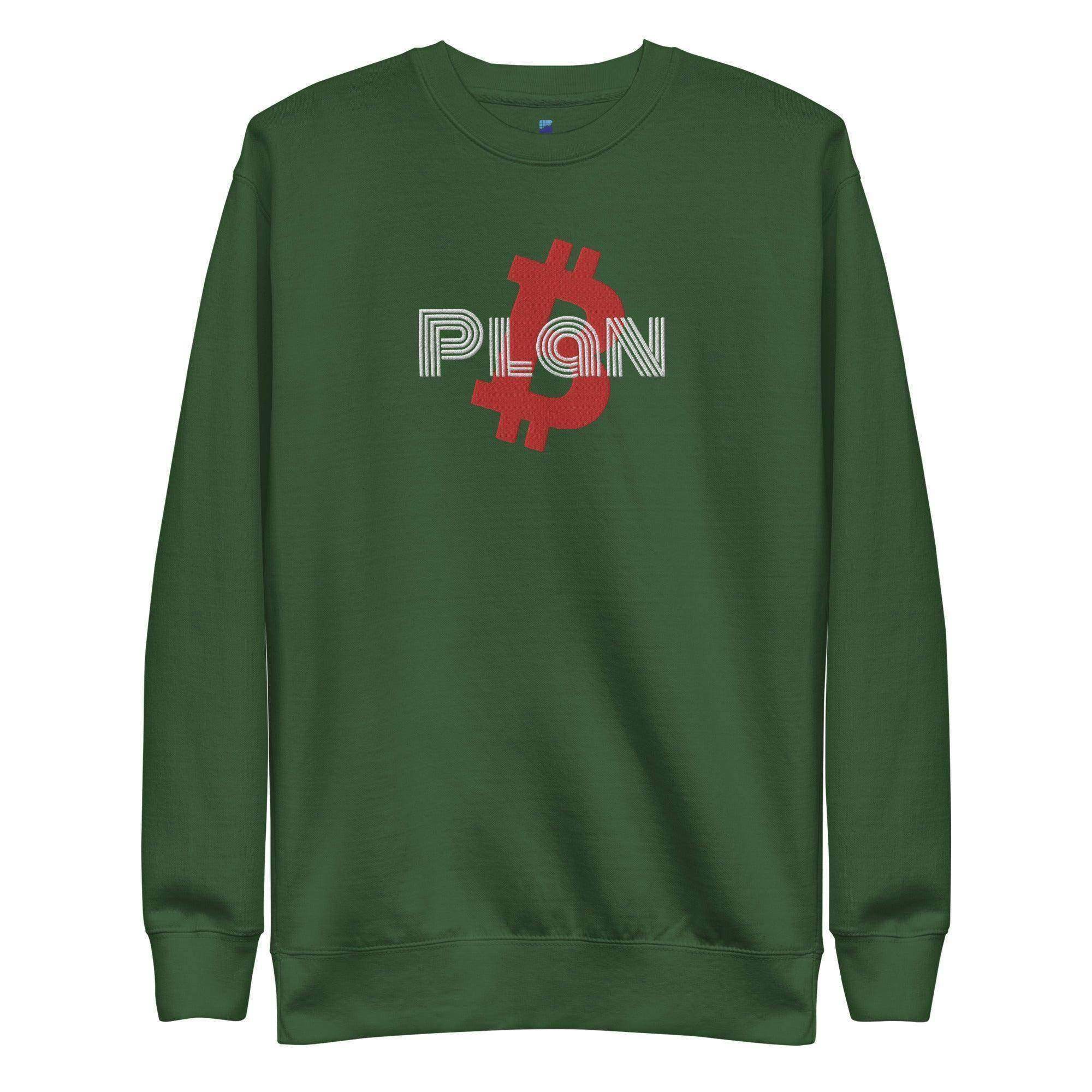 Plan Bitcoin Sweatshirt - InvestmenTees