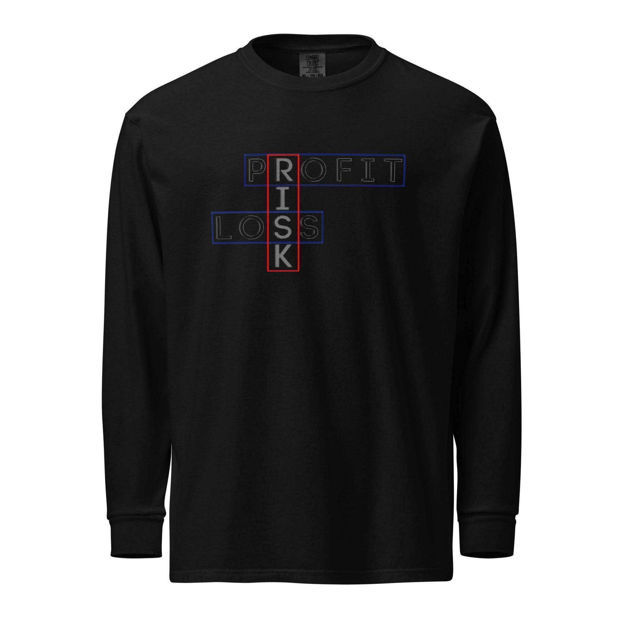 Profit | Loss | Risk Long Sleeve T-Shirt - InvestmenTees