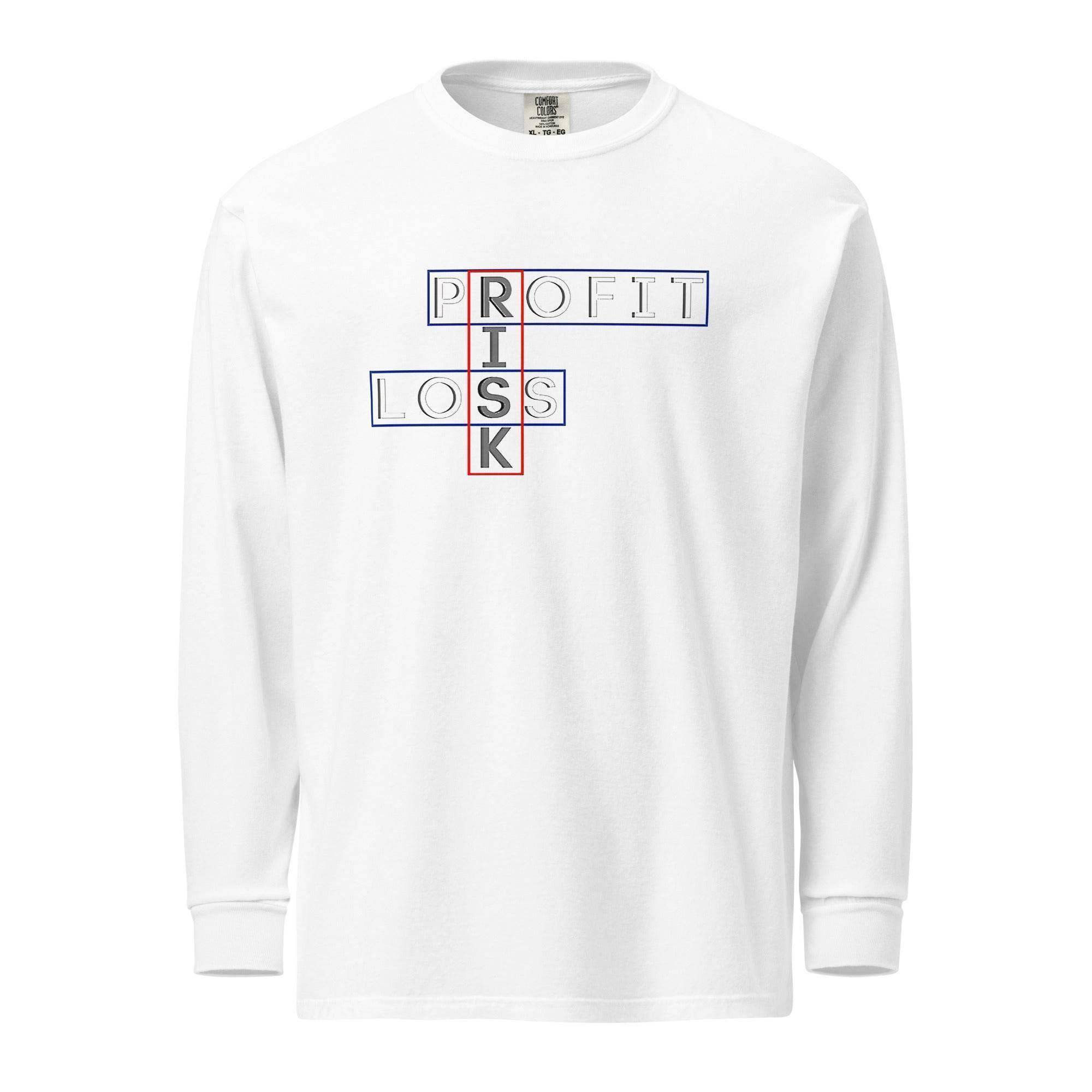 Profit | Loss | Risk Long Sleeve T-Shirt - InvestmenTees