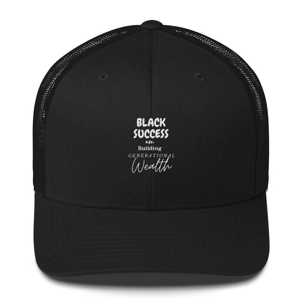 Black Success | Generational Wealth Trucker Cap - InvestmenTees