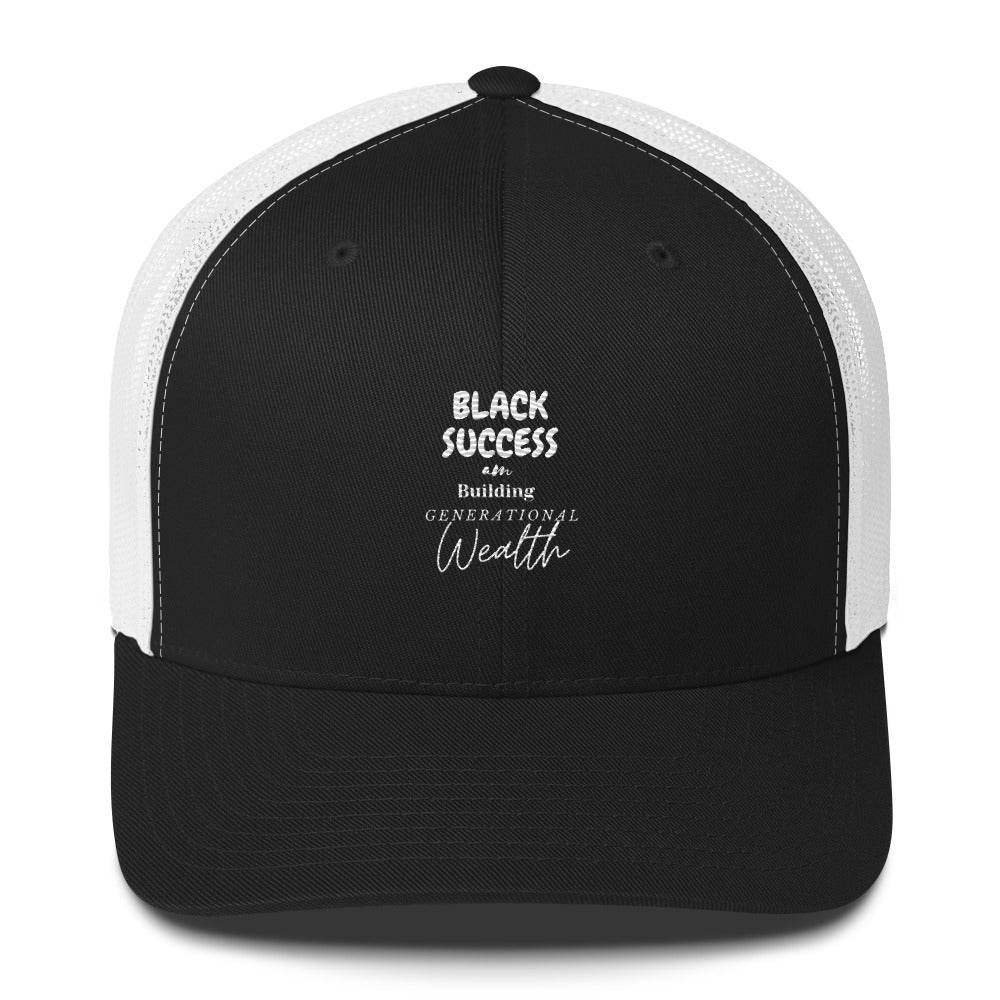 Black Success | Generational Wealth Trucker Cap - InvestmenTees
