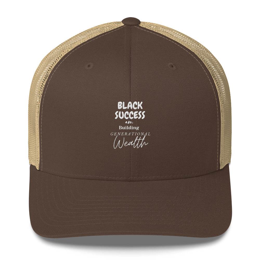 Black Success | Generational Wealth Trucker Cap - InvestmenTees