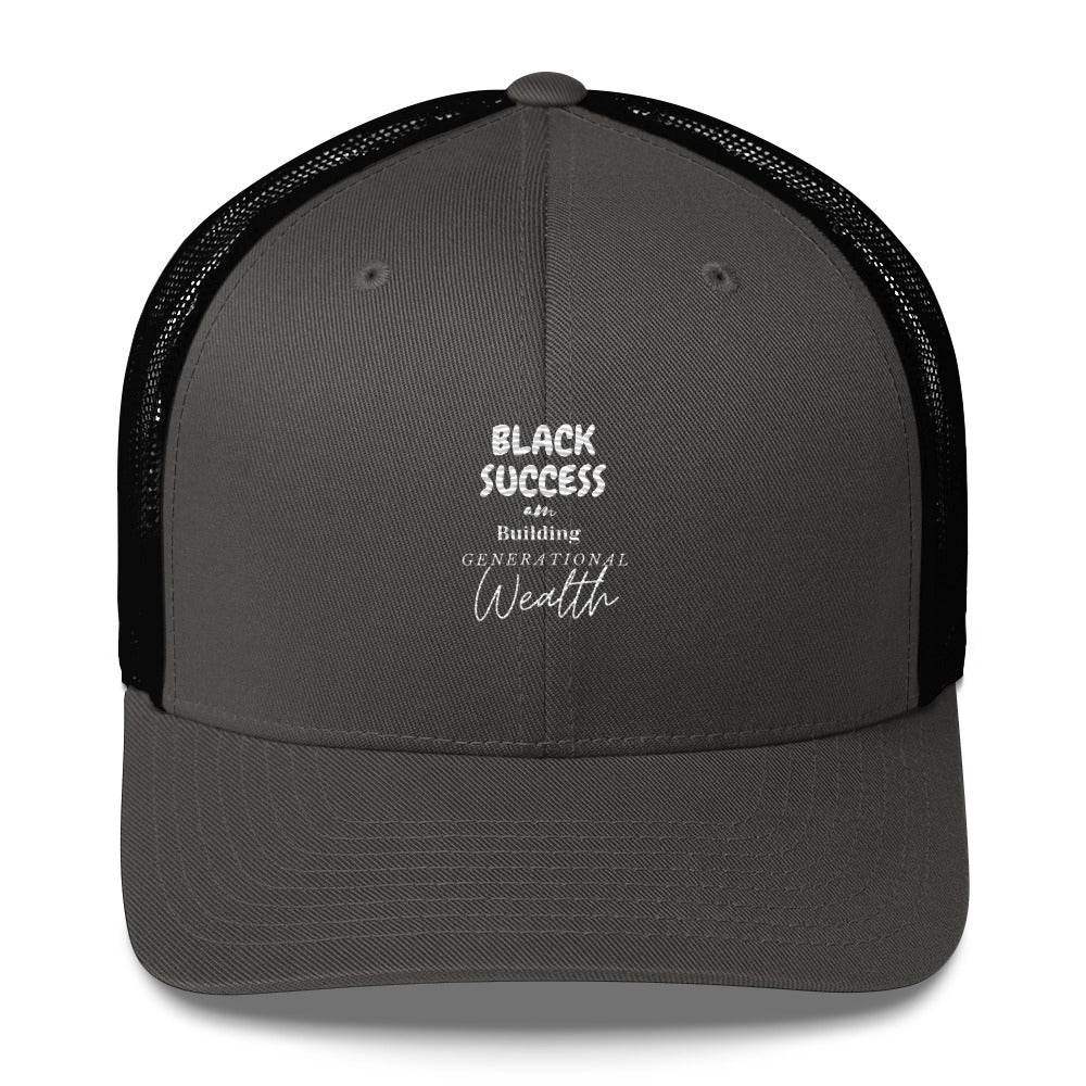 Black Success | Generational Wealth Trucker Cap - InvestmenTees