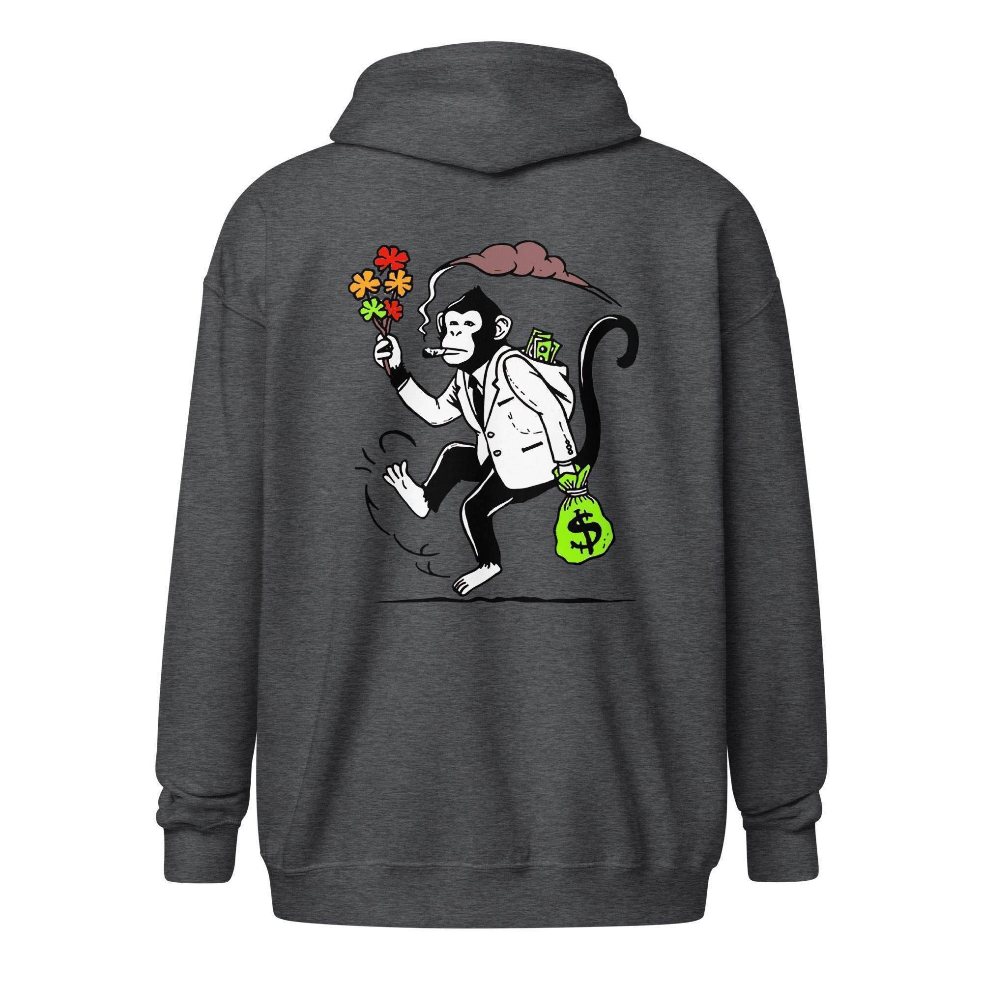 Rich Ape Zip Up Hoodie - InvestmenTees