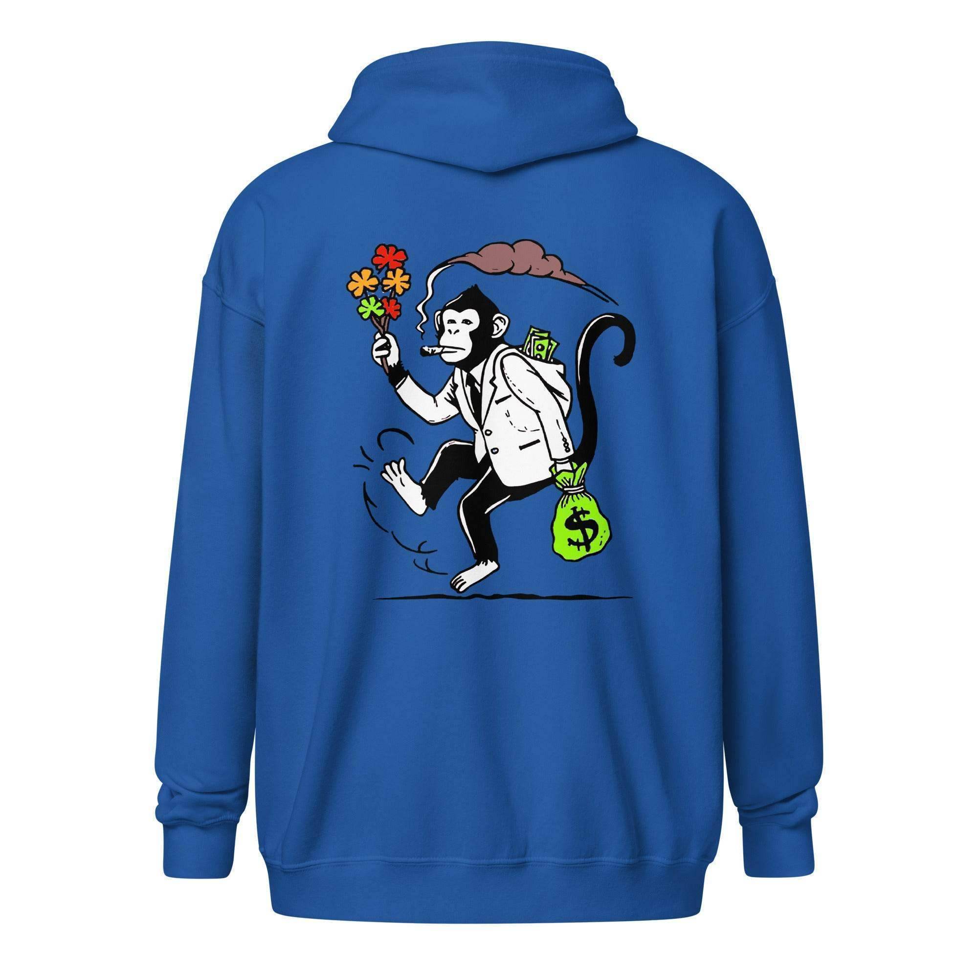 Rich Ape Zip Up Hoodie - InvestmenTees