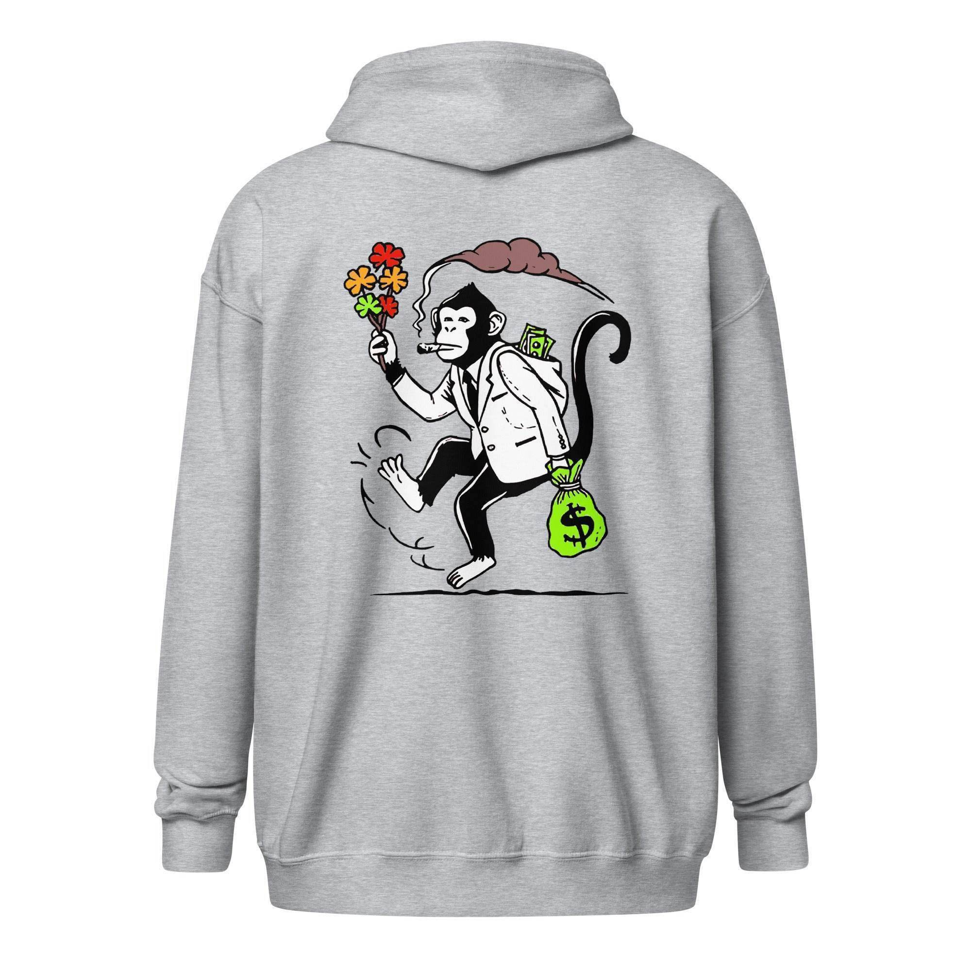 Rich Ape Zip Up Hoodie - InvestmenTees