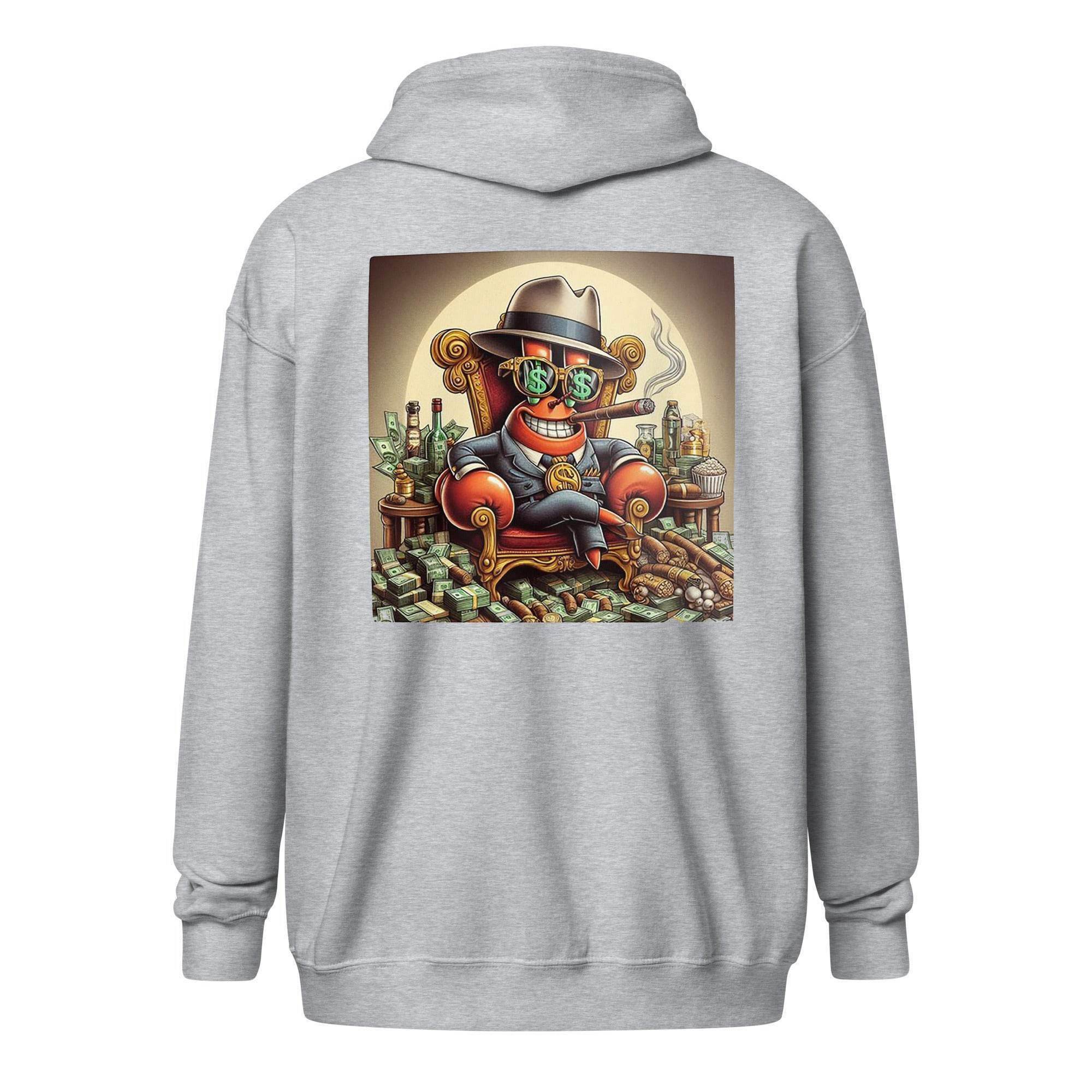 Rich Crab Zip Up Hoodie - InvestmenTees