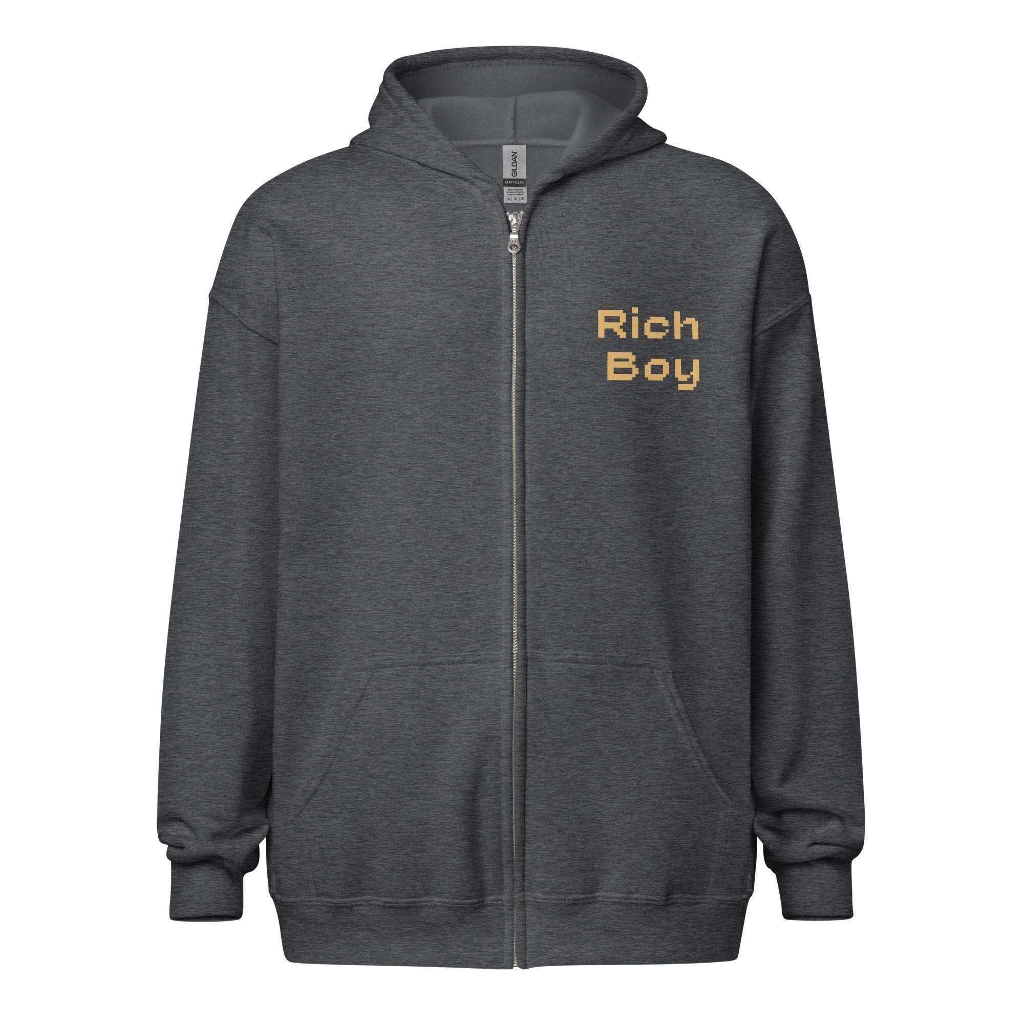 Rich Crab Zip Up Hoodie - InvestmenTees