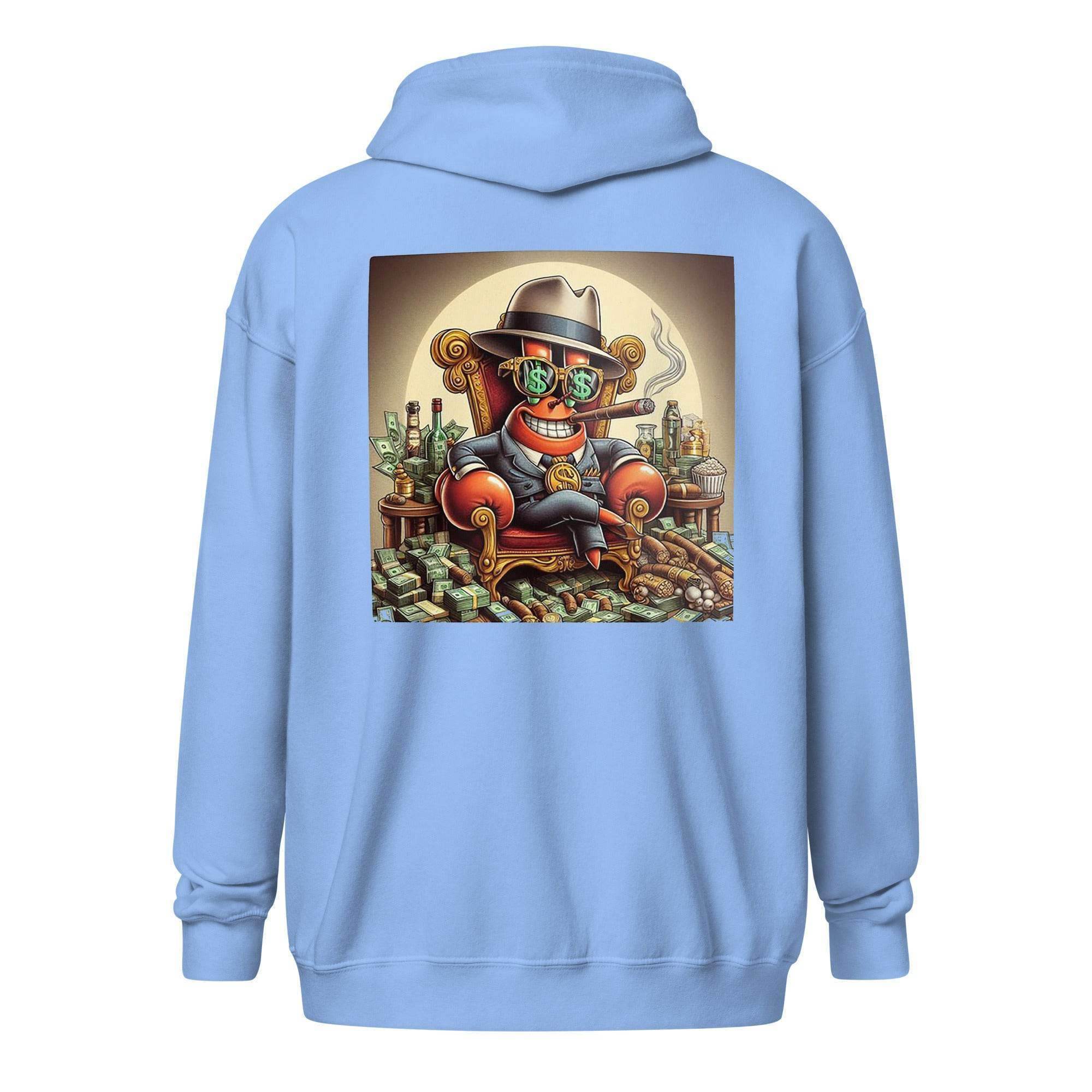 Rich Crab Zip Up Hoodie - InvestmenTees