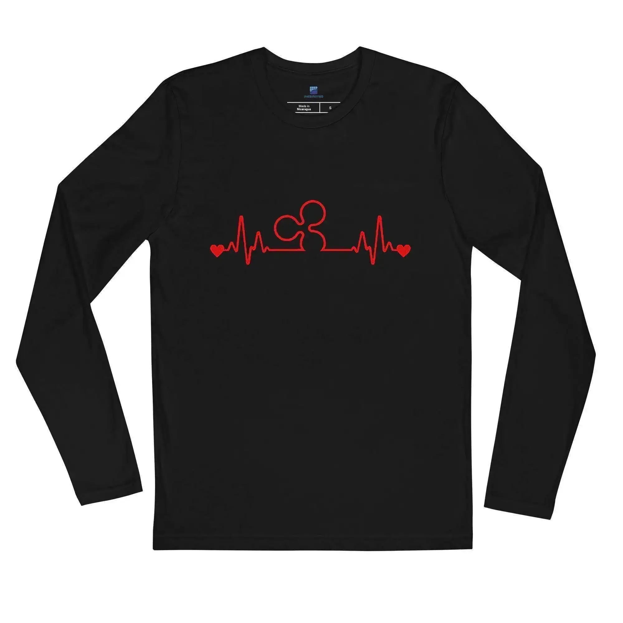 Ripple Pulse Long Sleeve T-Shirt - InvestmenTees