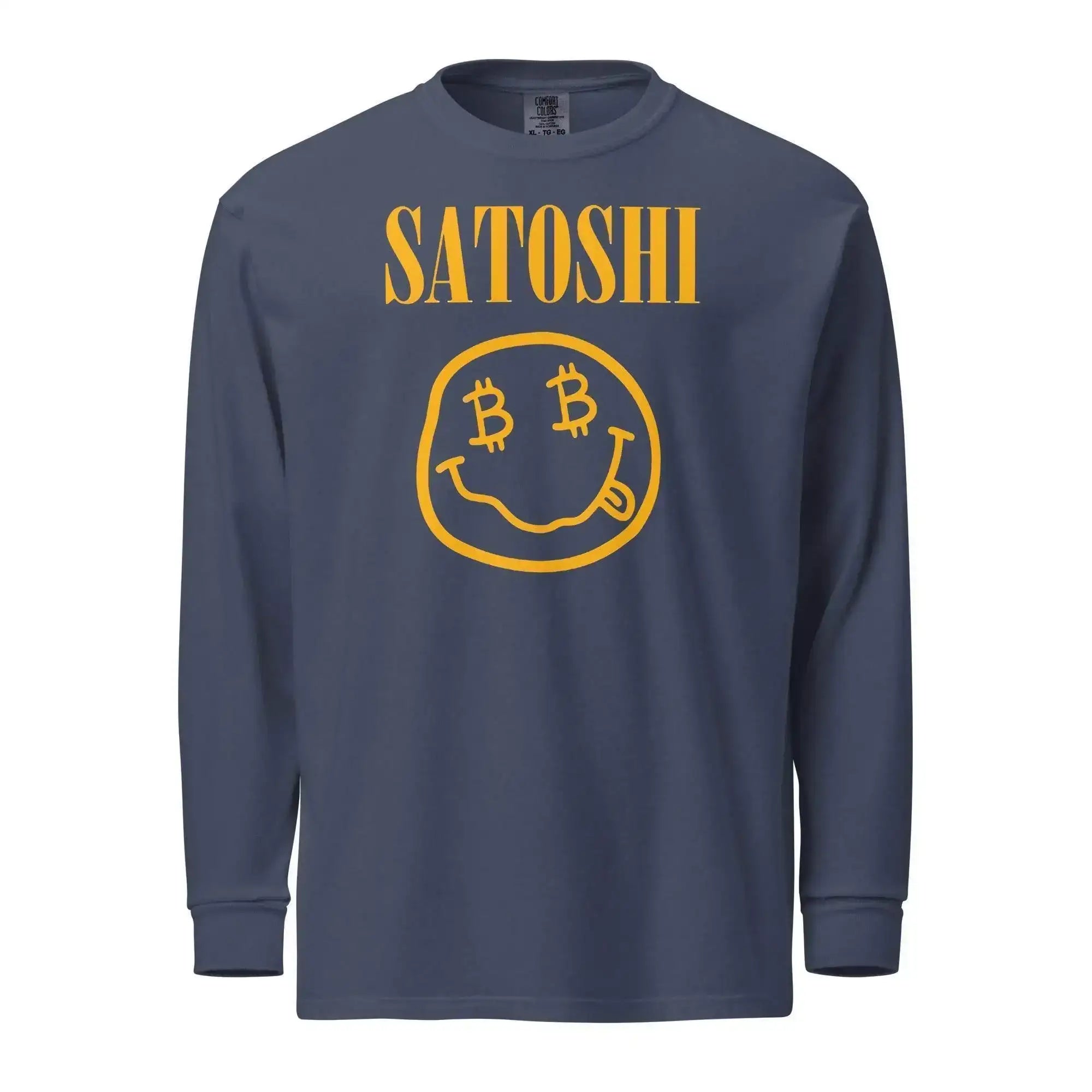 Satoshi | Bitcoin Long Sleeve T-Shirt - InvestmenTees