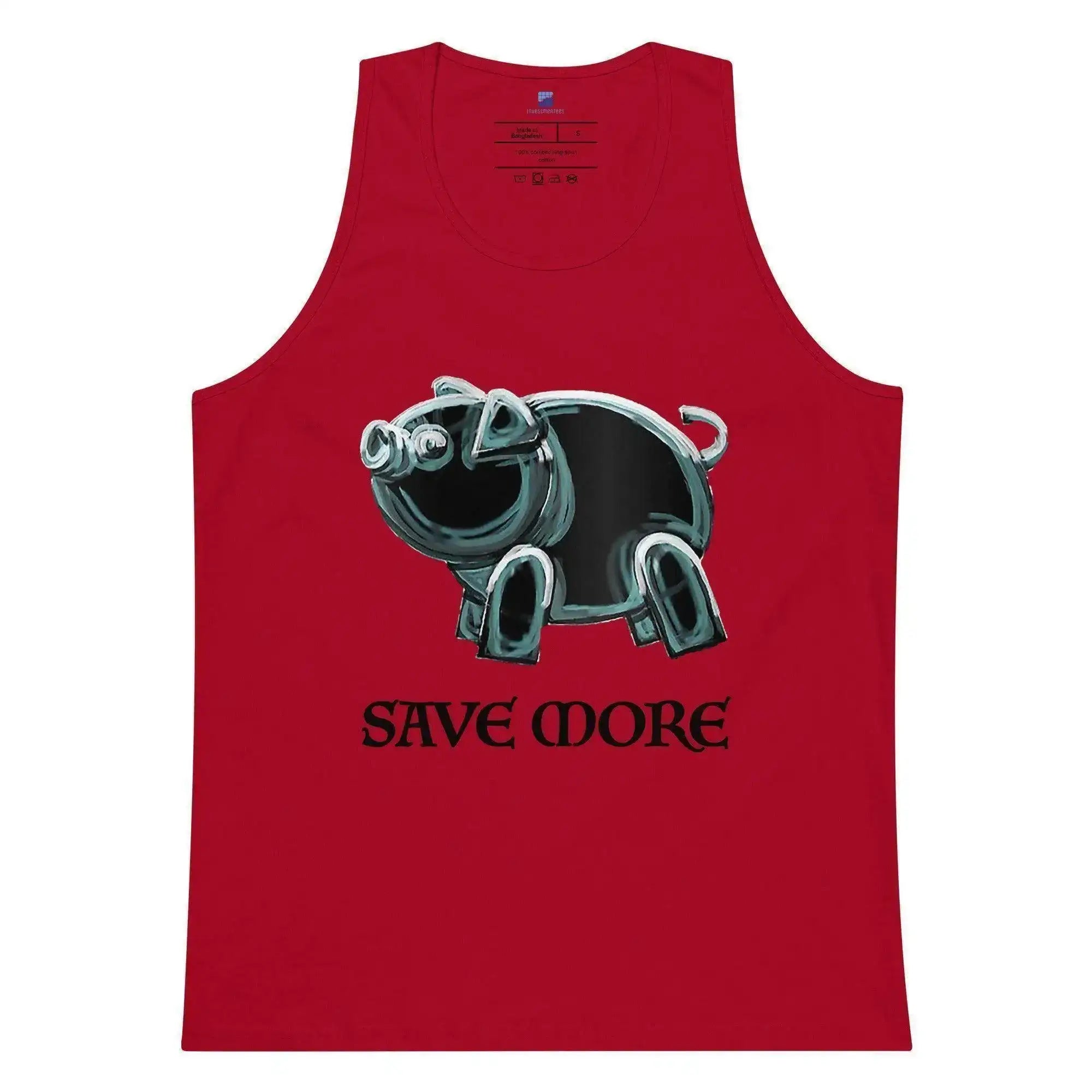 Save More | Piggy Bank Tank Top - InvestmenTees