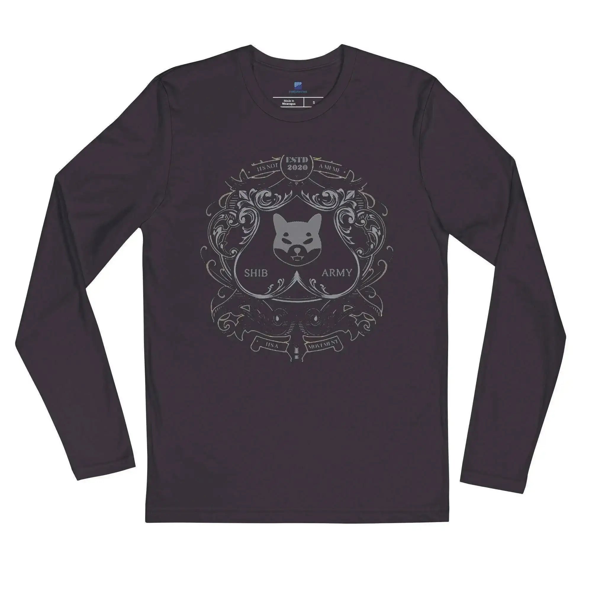 Shib Army Long Sleeve T-Shirt - InvestmenTees