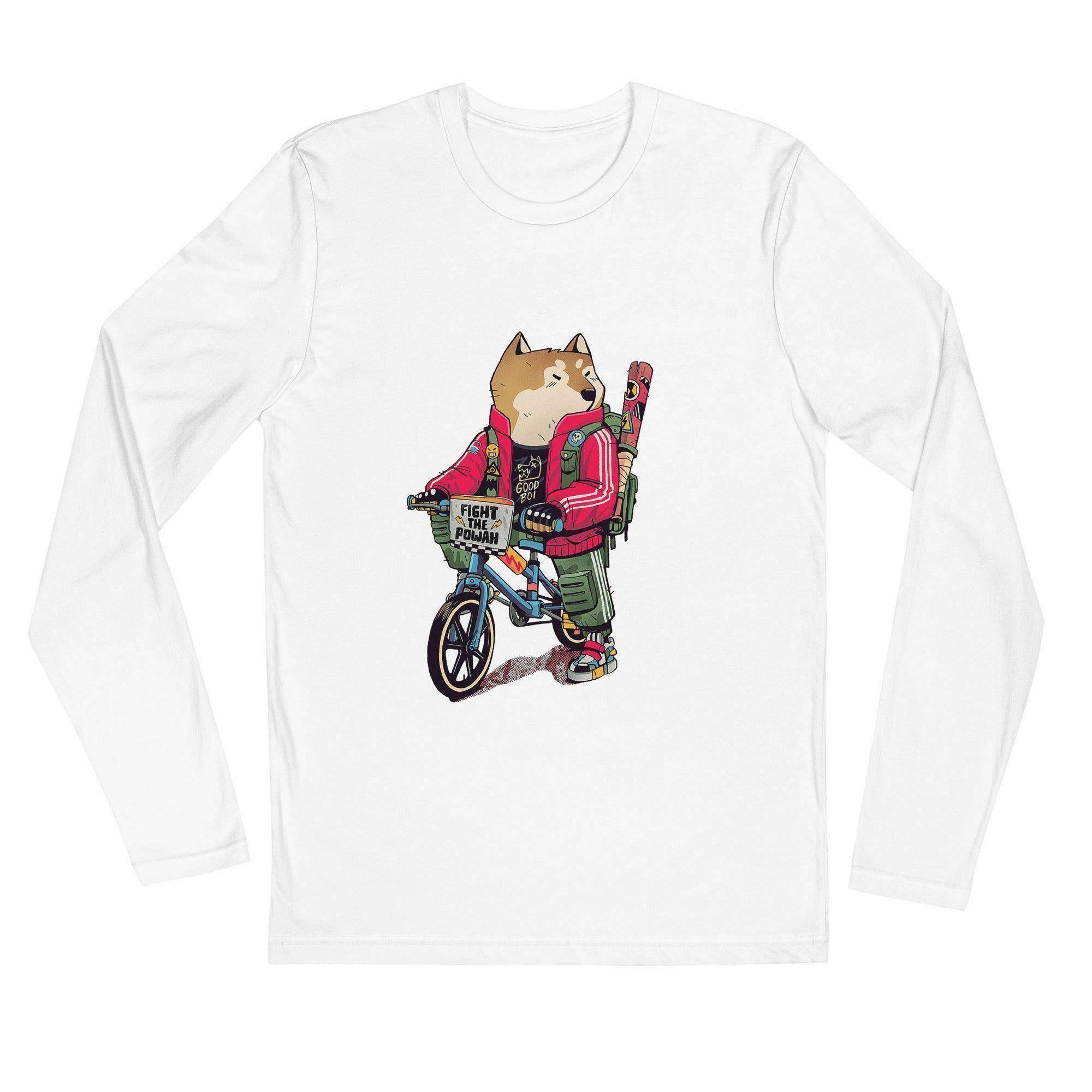 Shiba Fight to Powah Long Sleeve T-Shirt - InvestmenTees