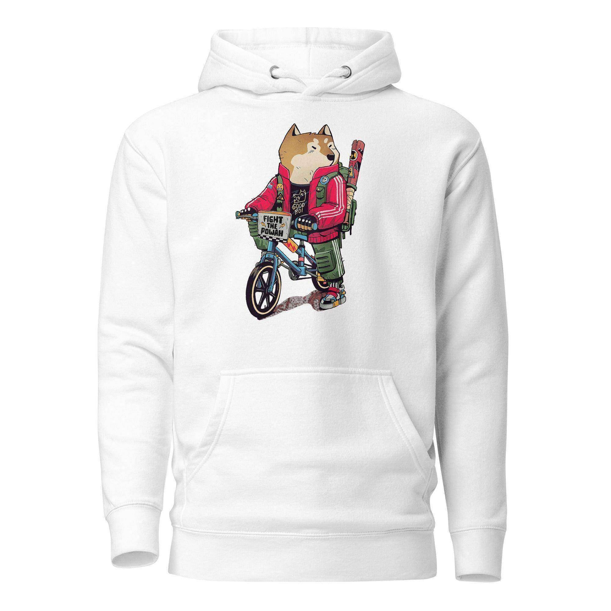 Shiba Fight to Powah Pullover Hoodie - InvestmenTees