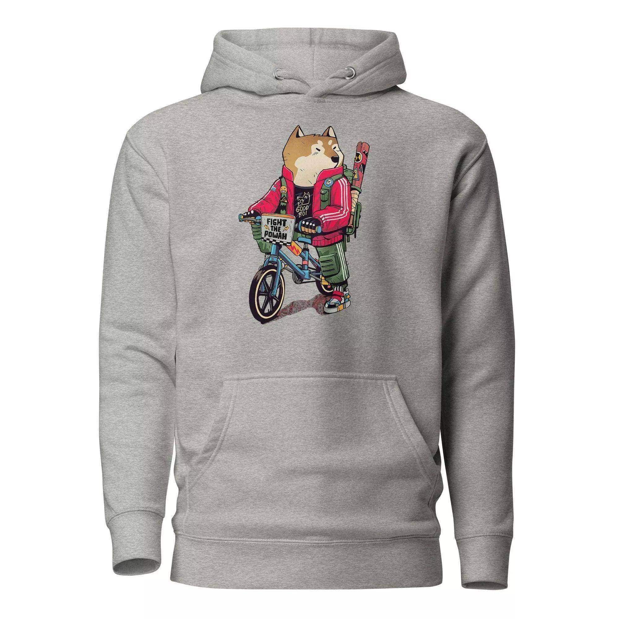 Shiba Fight to Powah Pullover Hoodie - InvestmenTees