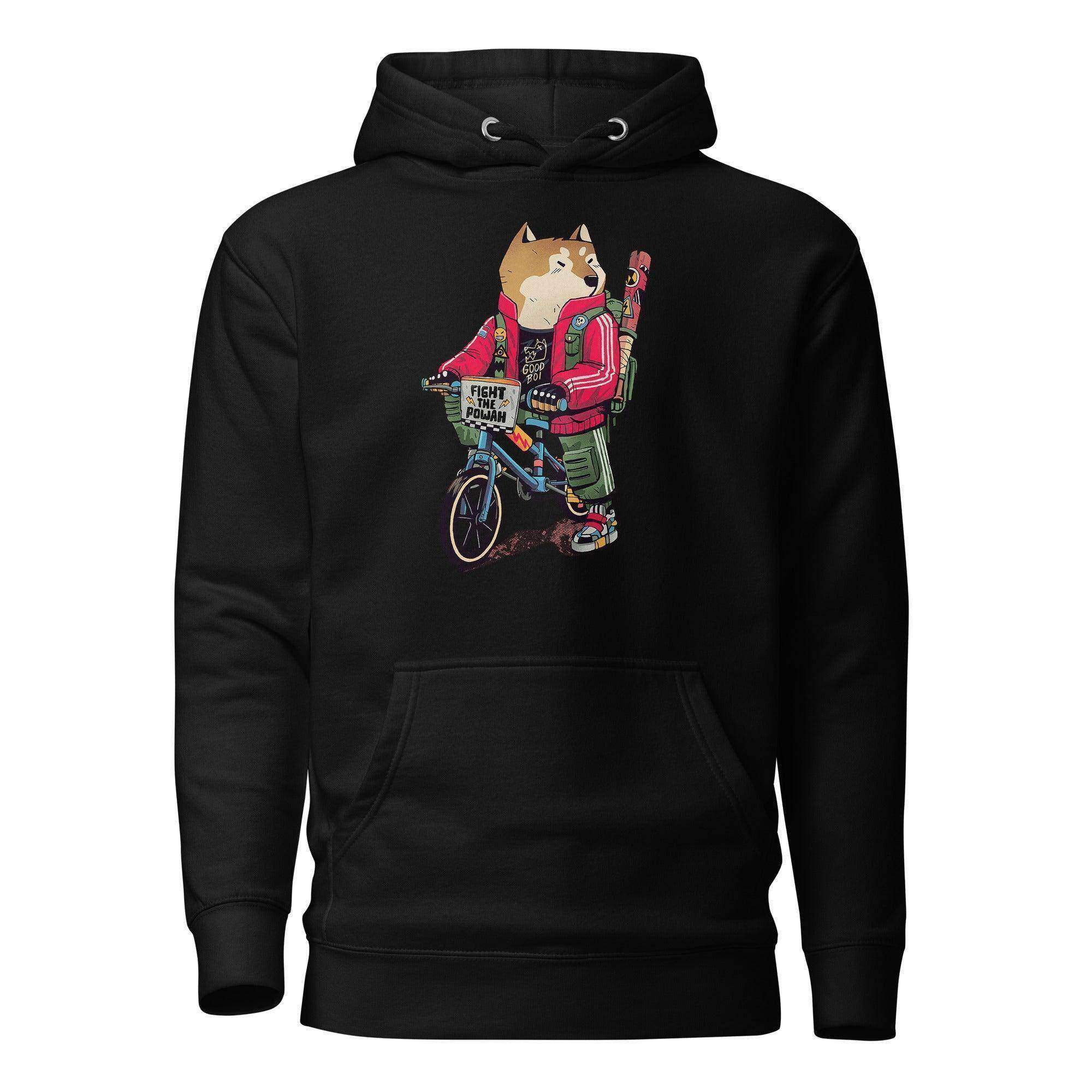 Shiba Fight to Powah Pullover Hoodie - InvestmenTees