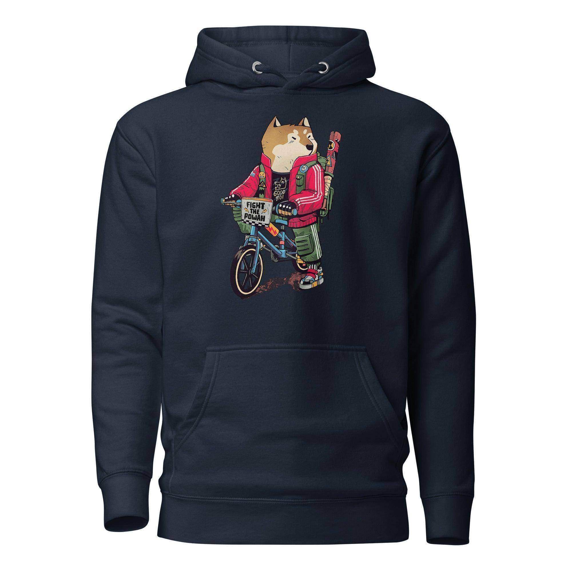 Shiba Fight to Powah Pullover Hoodie - InvestmenTees