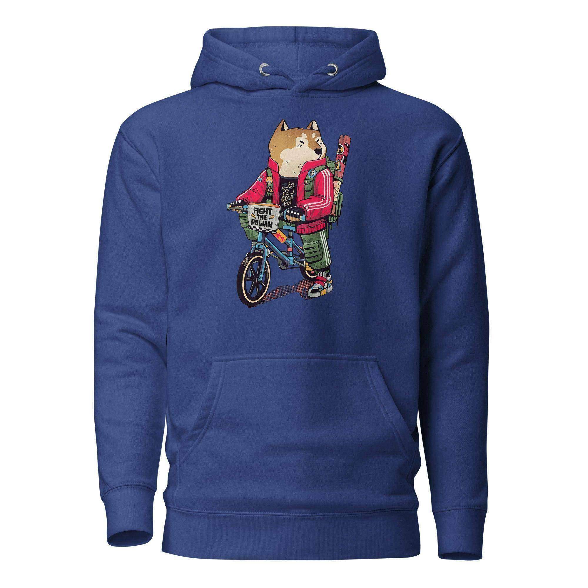 Shiba Fight to Powah Pullover Hoodie - InvestmenTees
