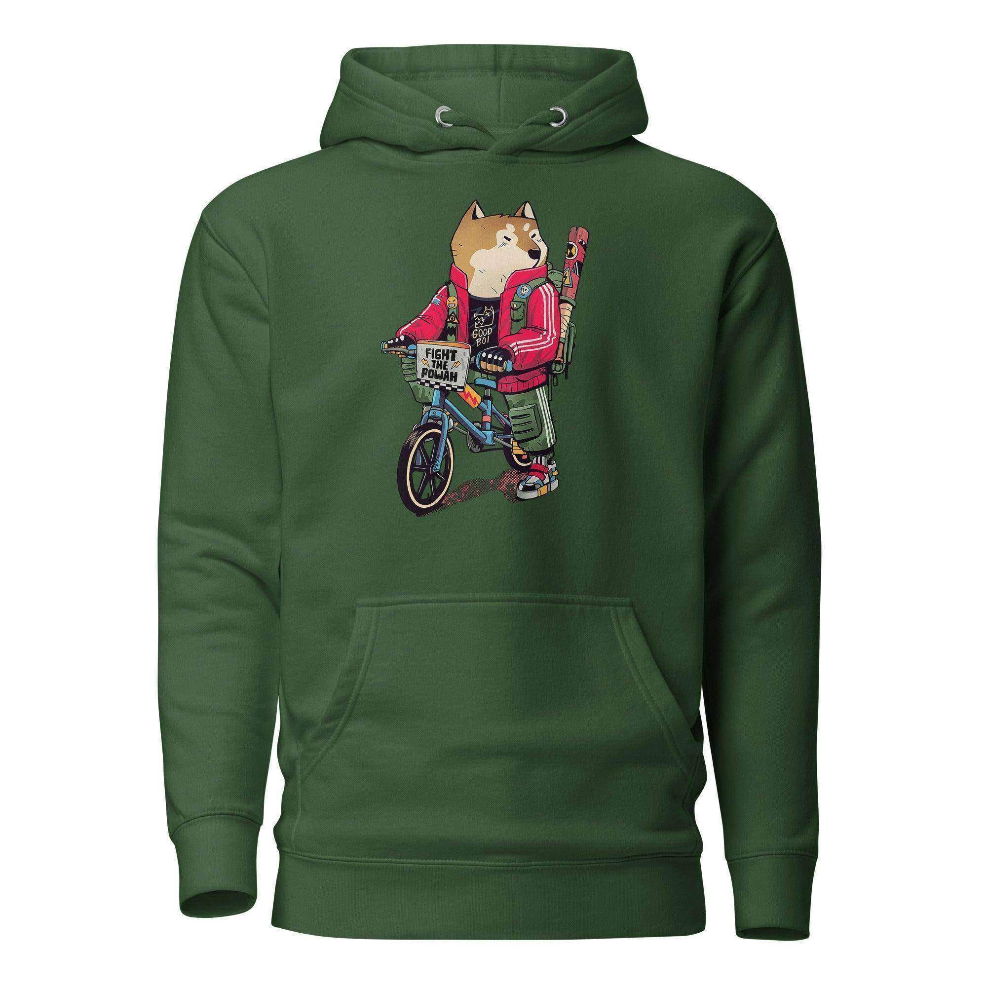 Shiba Fight to Powah Pullover Hoodie - InvestmenTees