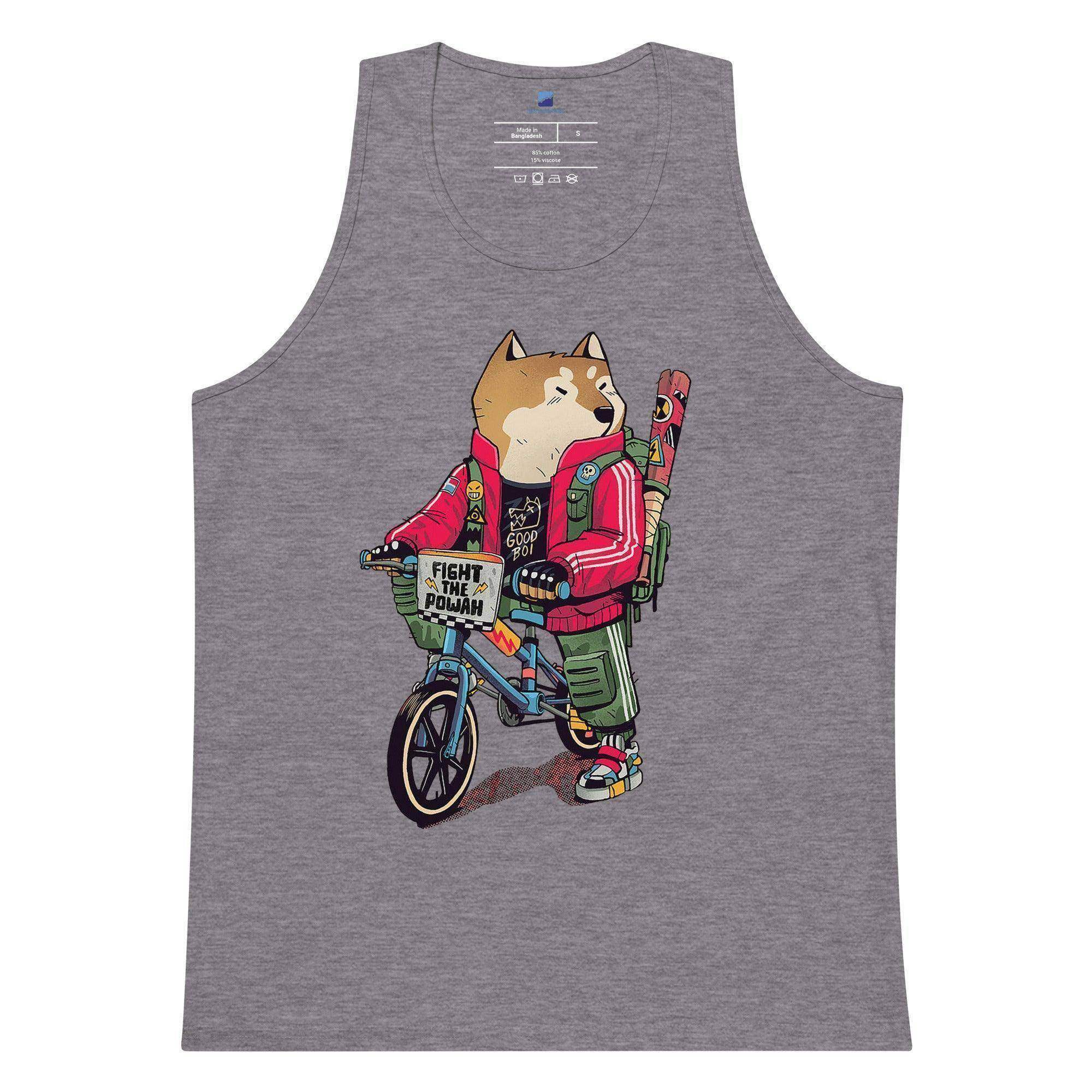 Shiba Fight to Powah Tank Top - InvestmenTees
