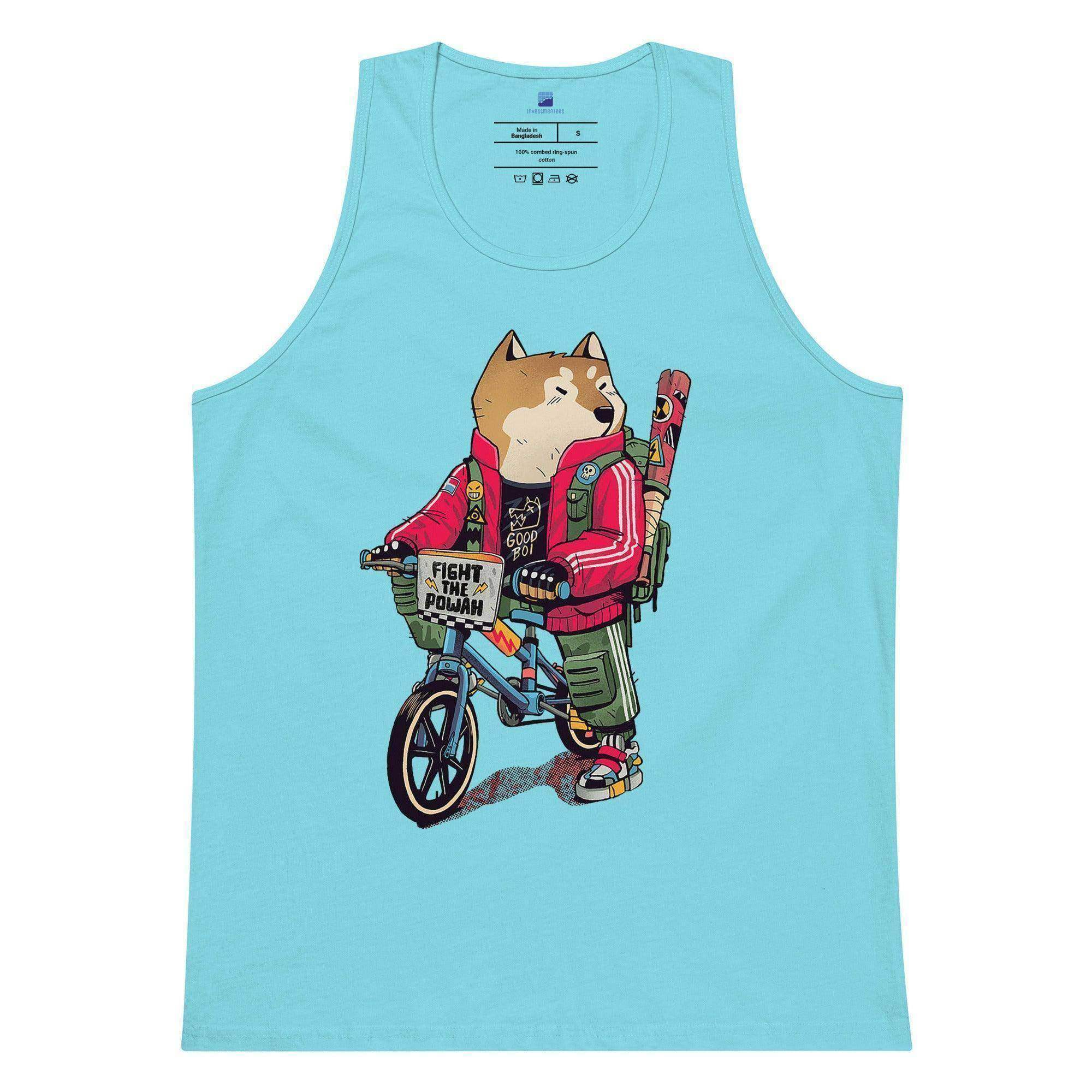 Shiba Fight to Powah Tank Top - InvestmenTees