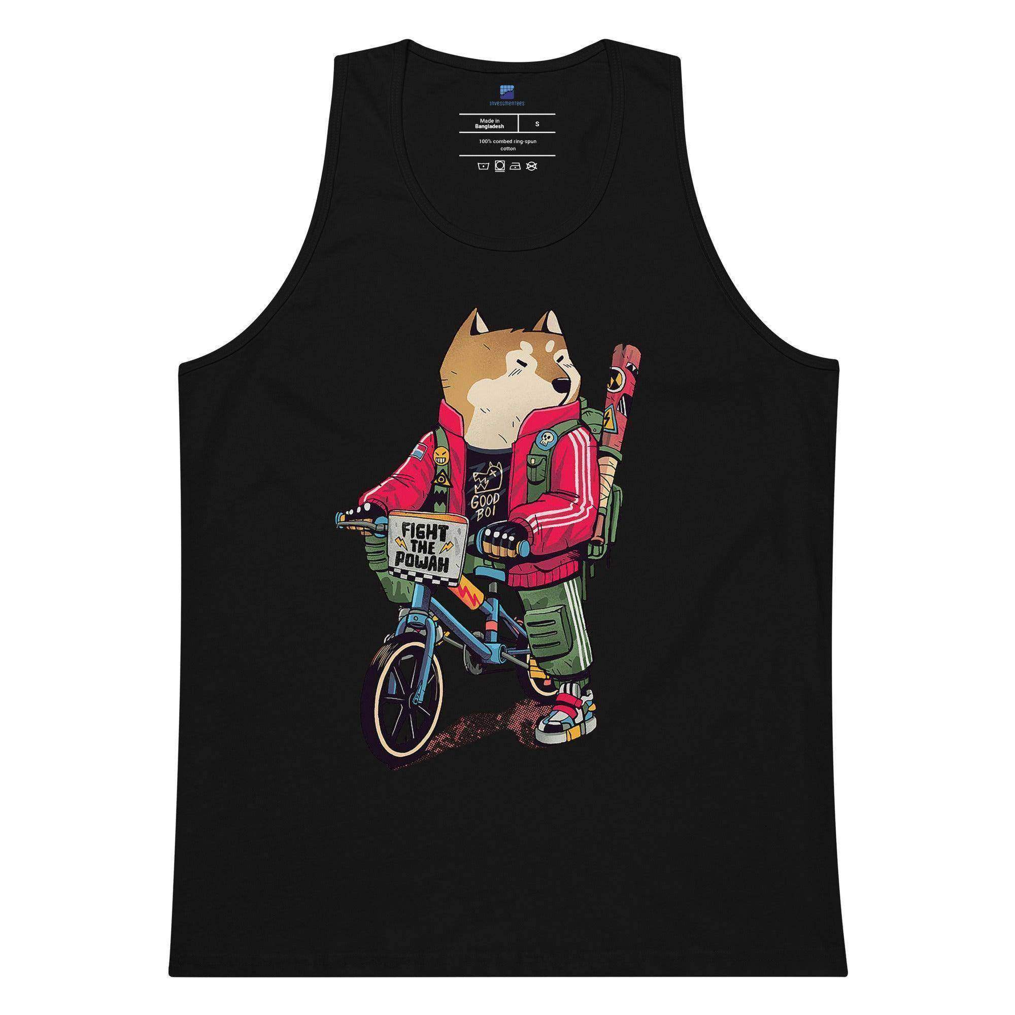 Shiba Fight to Powah Tank Top - InvestmenTees