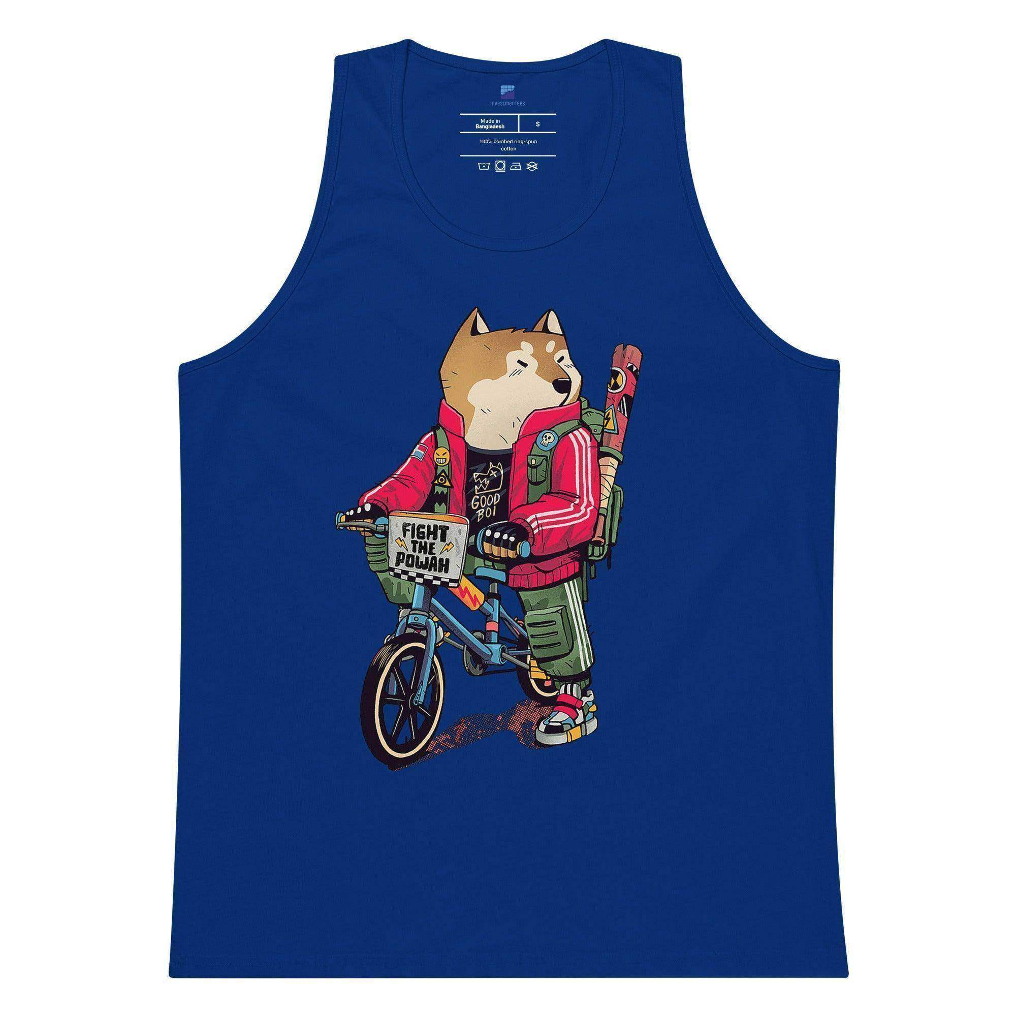 Shiba Fight to Powah Tank Top - InvestmenTees
