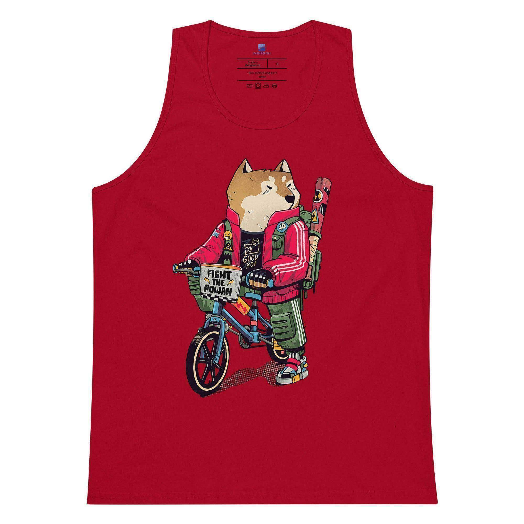 Shiba Fight to Powah Tank Top - InvestmenTees