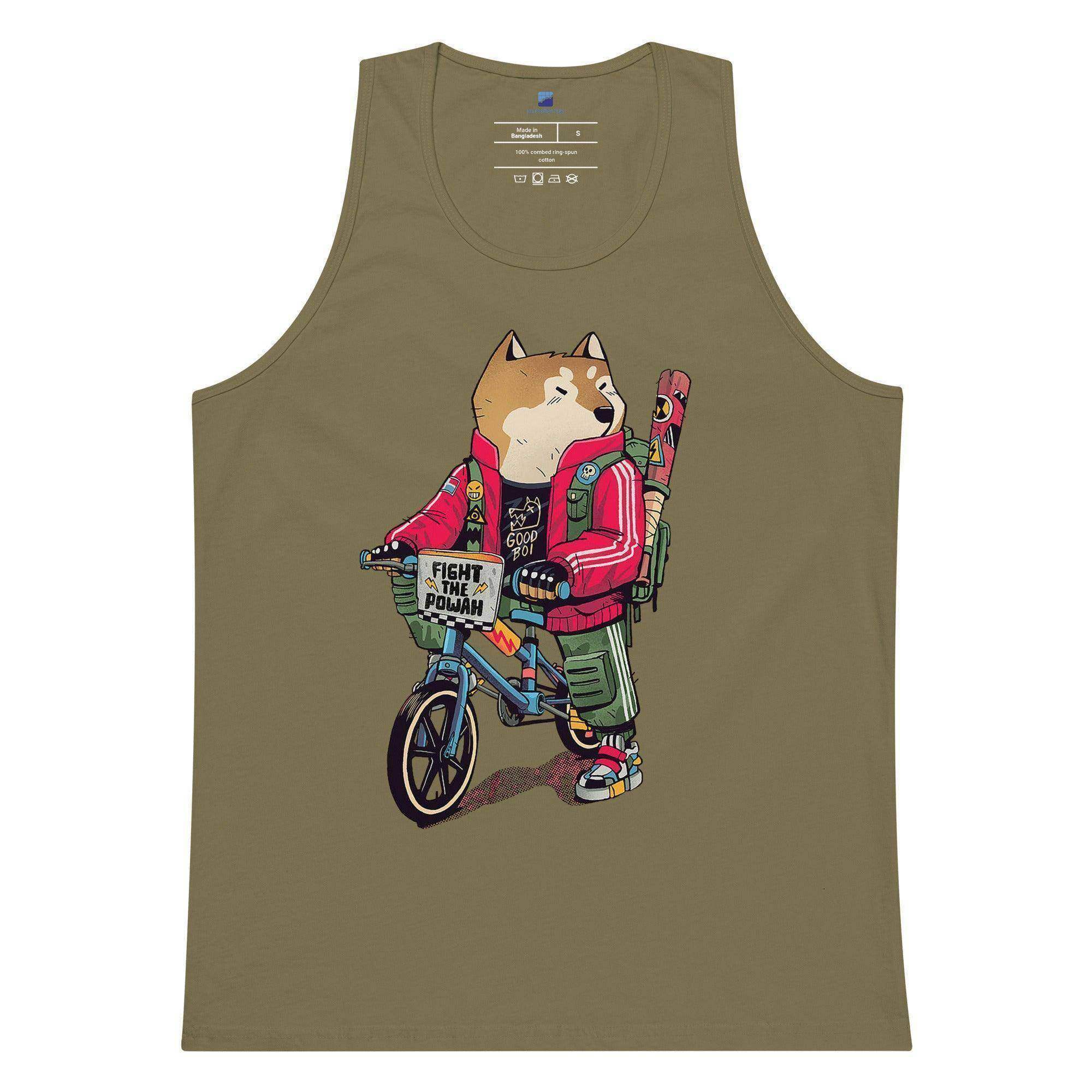 Shiba Fight to Powah Tank Top - InvestmenTees