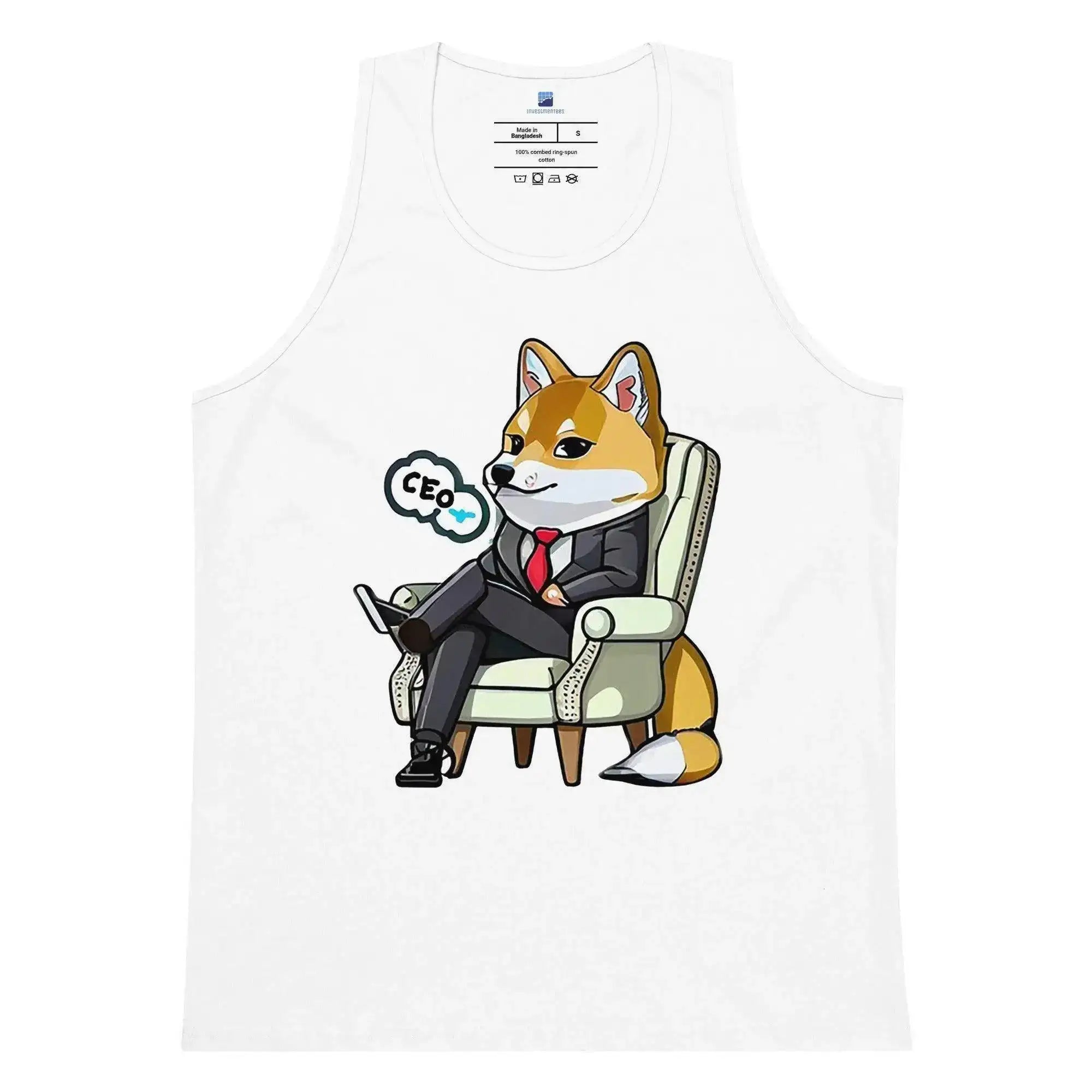 Shiba Inu CEO Tank Top - InvestmenTees