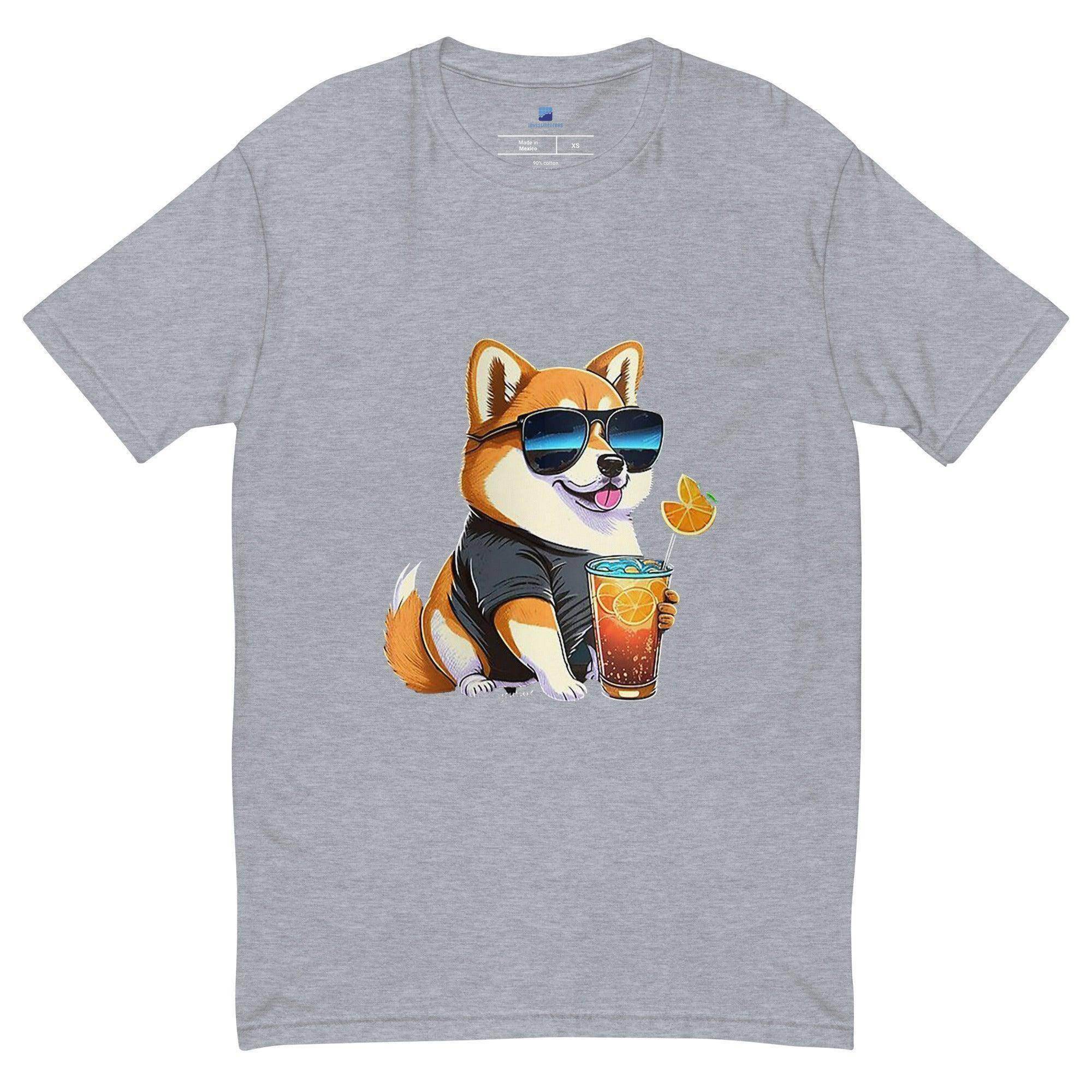 Shiba Inu Dog Drink T-Shirt - InvestmenTees