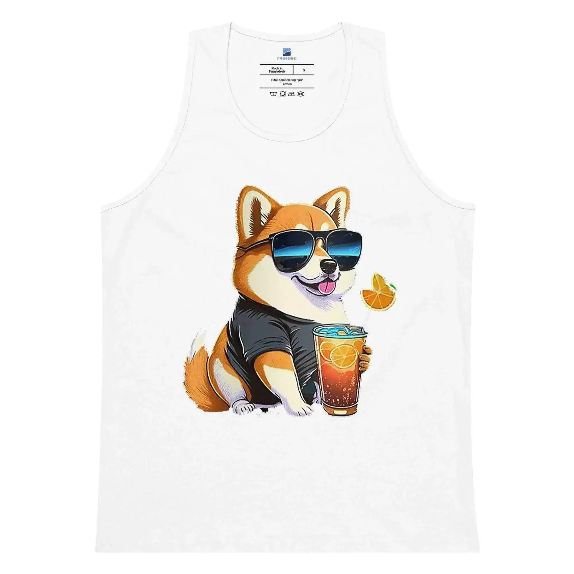 Shiba Inu Dog Drink Tank Top - InvestmenTees