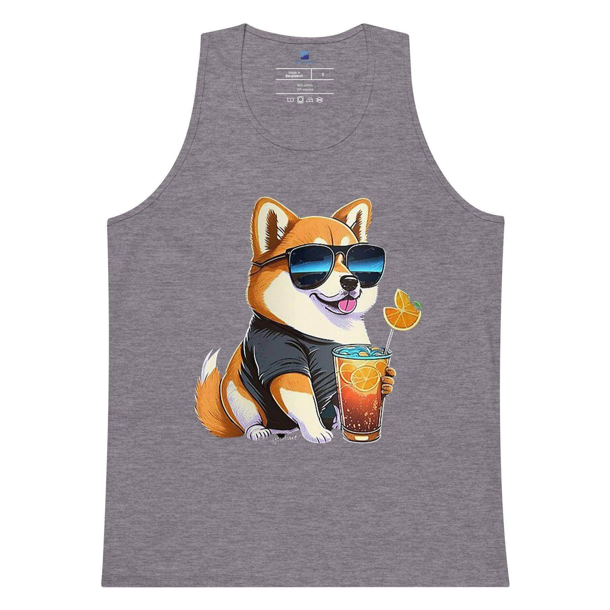 Shiba Inu Dog Drink Tank Top - InvestmenTees