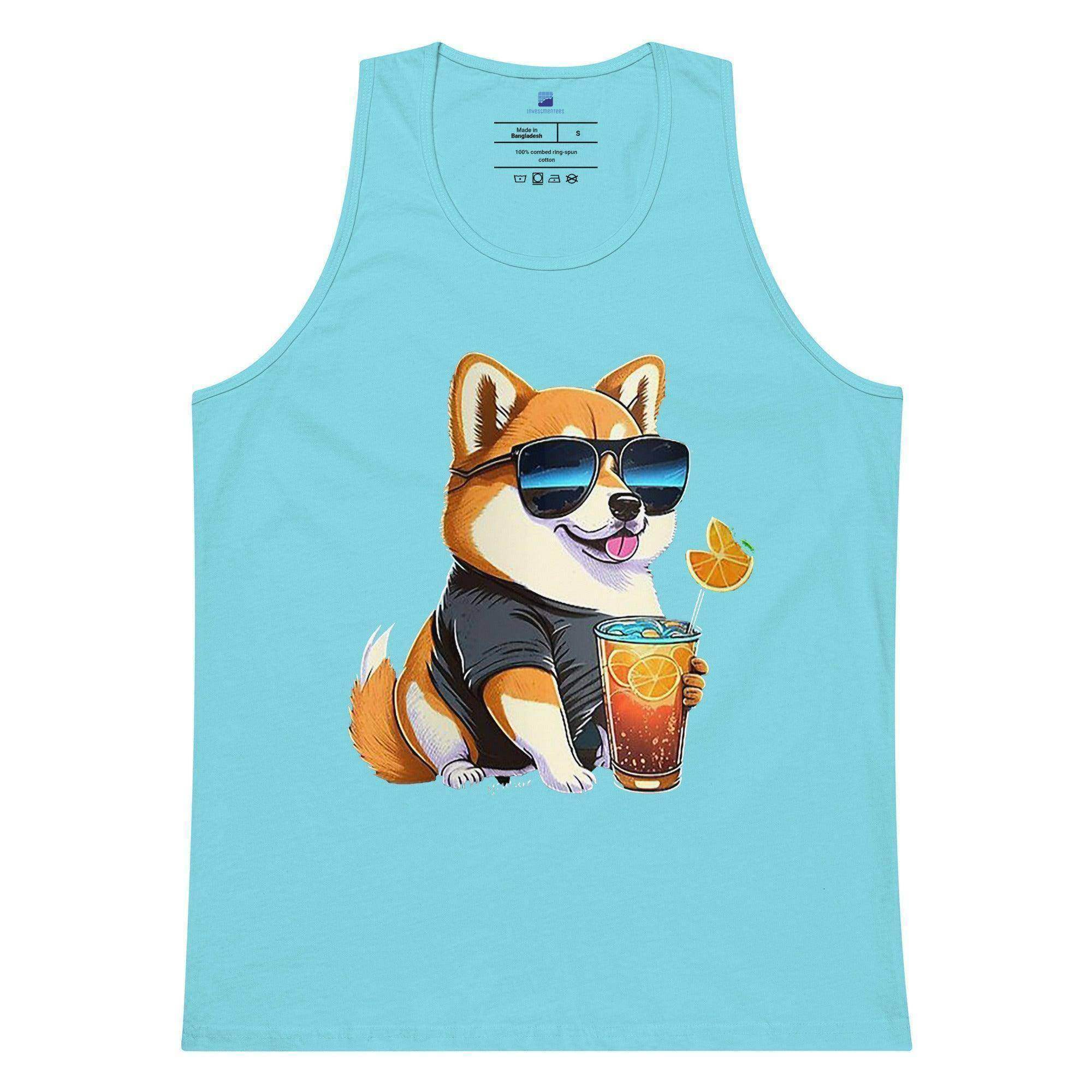 Shiba Inu Dog Drink Tank Top - InvestmenTees