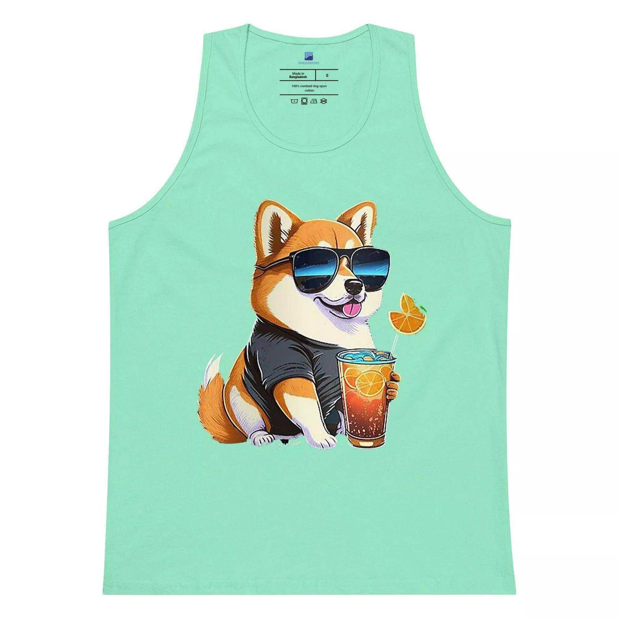 Shiba Inu Dog Drink Tank Top - InvestmenTees