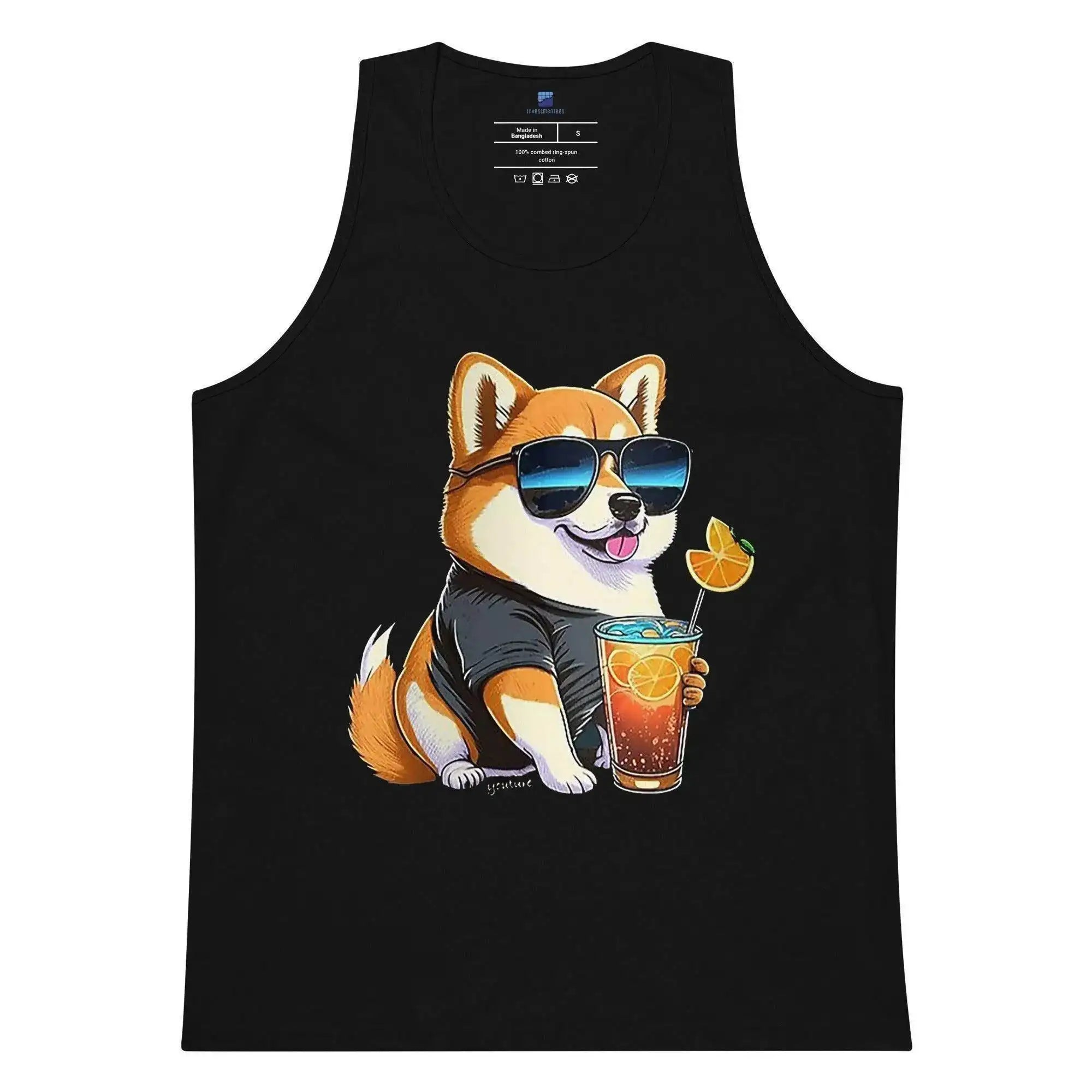 Shiba Inu Dog Drink Tank Top - InvestmenTees