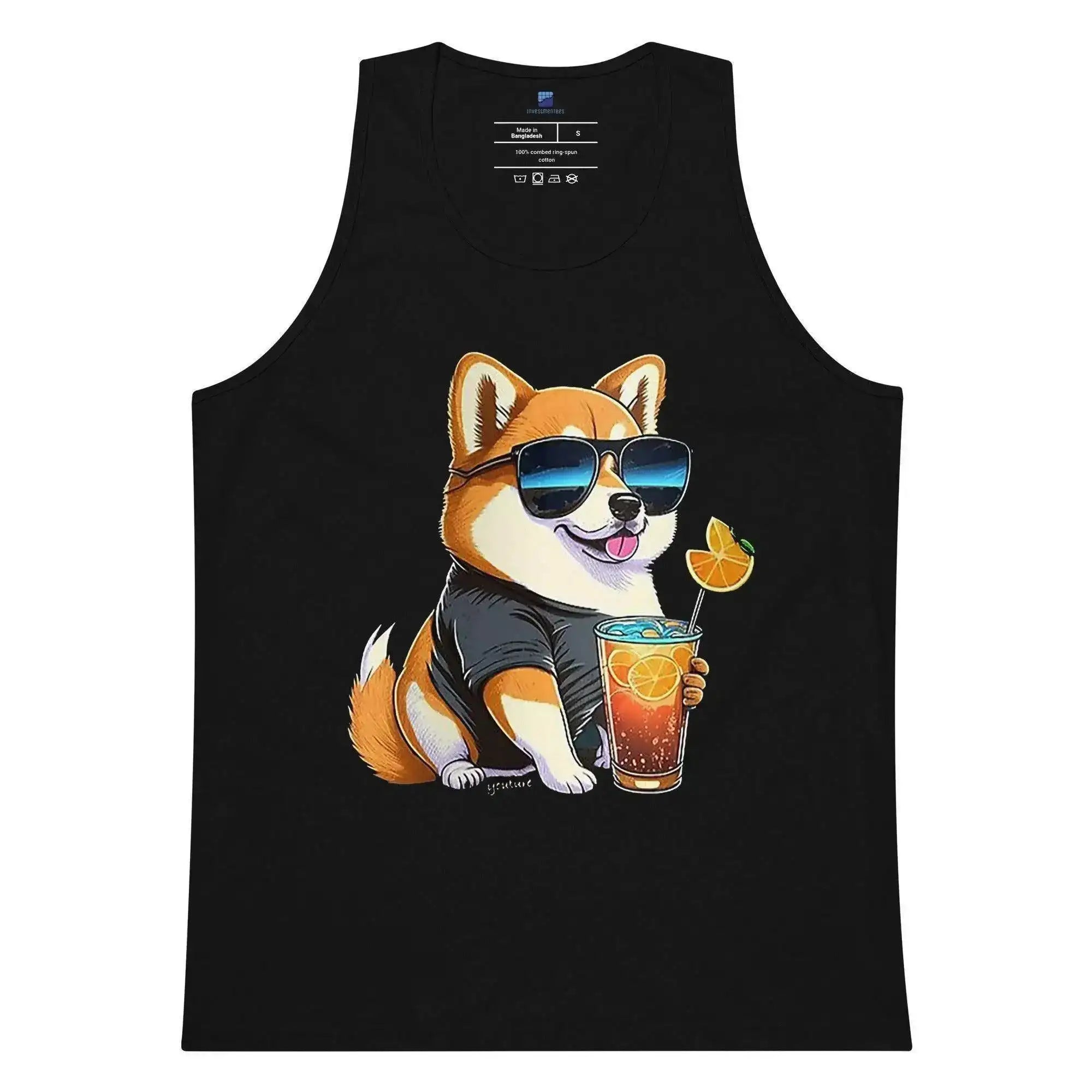 Shiba Inu Dog Drink Tank Top - InvestmenTees