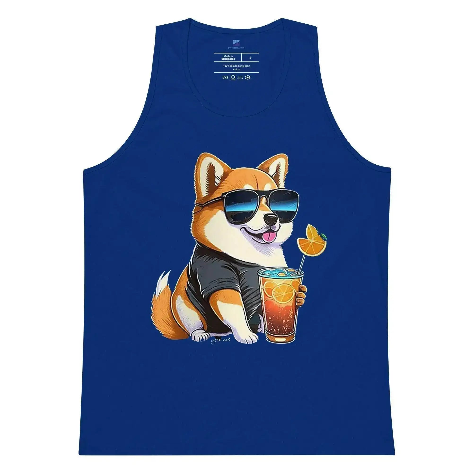 Shiba Inu Dog Drink Tank Top - InvestmenTees